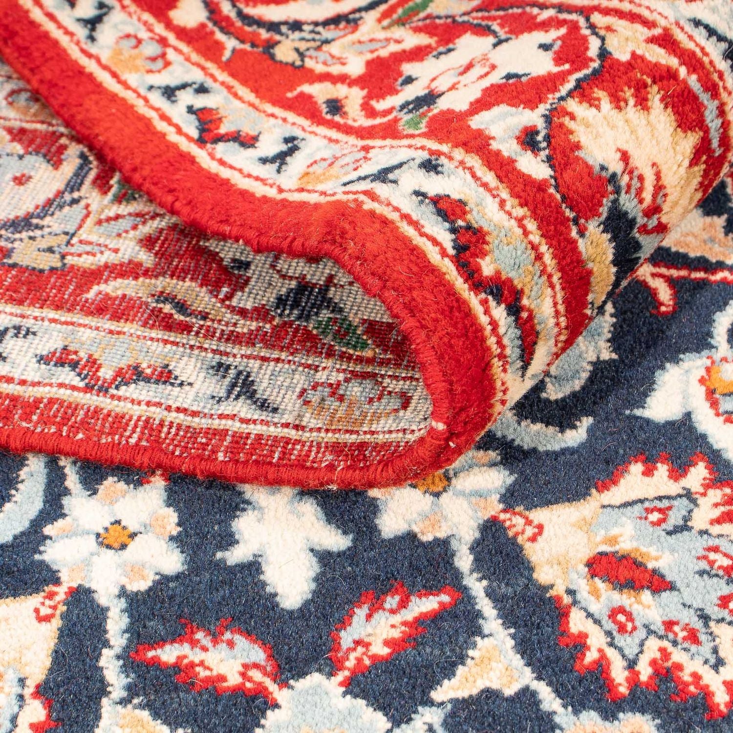 Perserteppich - Isfahan - Premium 175 x 100 cm - dunkelblau - Image 4