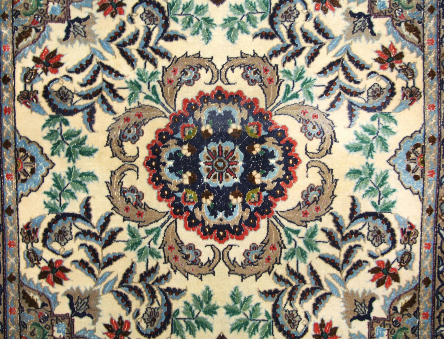 Perserteppich - Isfahan - Premium 305 x 80 cm - beige - Image 2