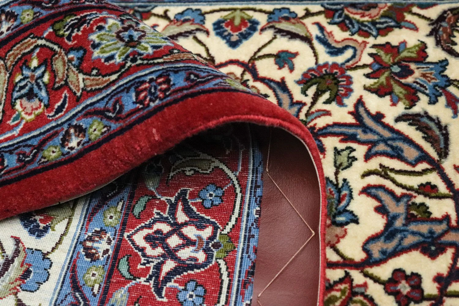 Perserteppich - Isfahan - Premium 364 x 90 cm - beige - Image 4