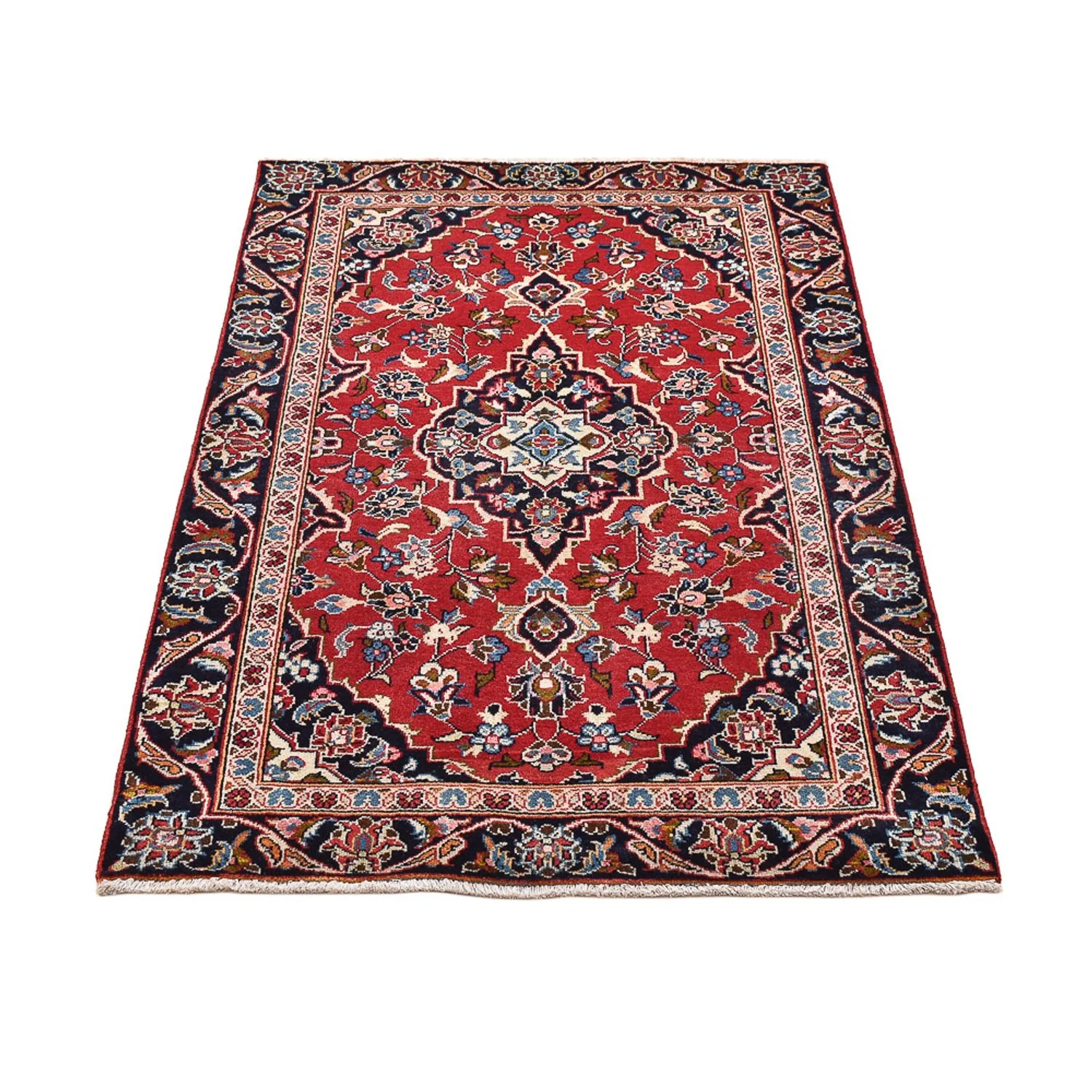 Perserteppich - Keshan - 142 x 90 cm - rot - Image 5