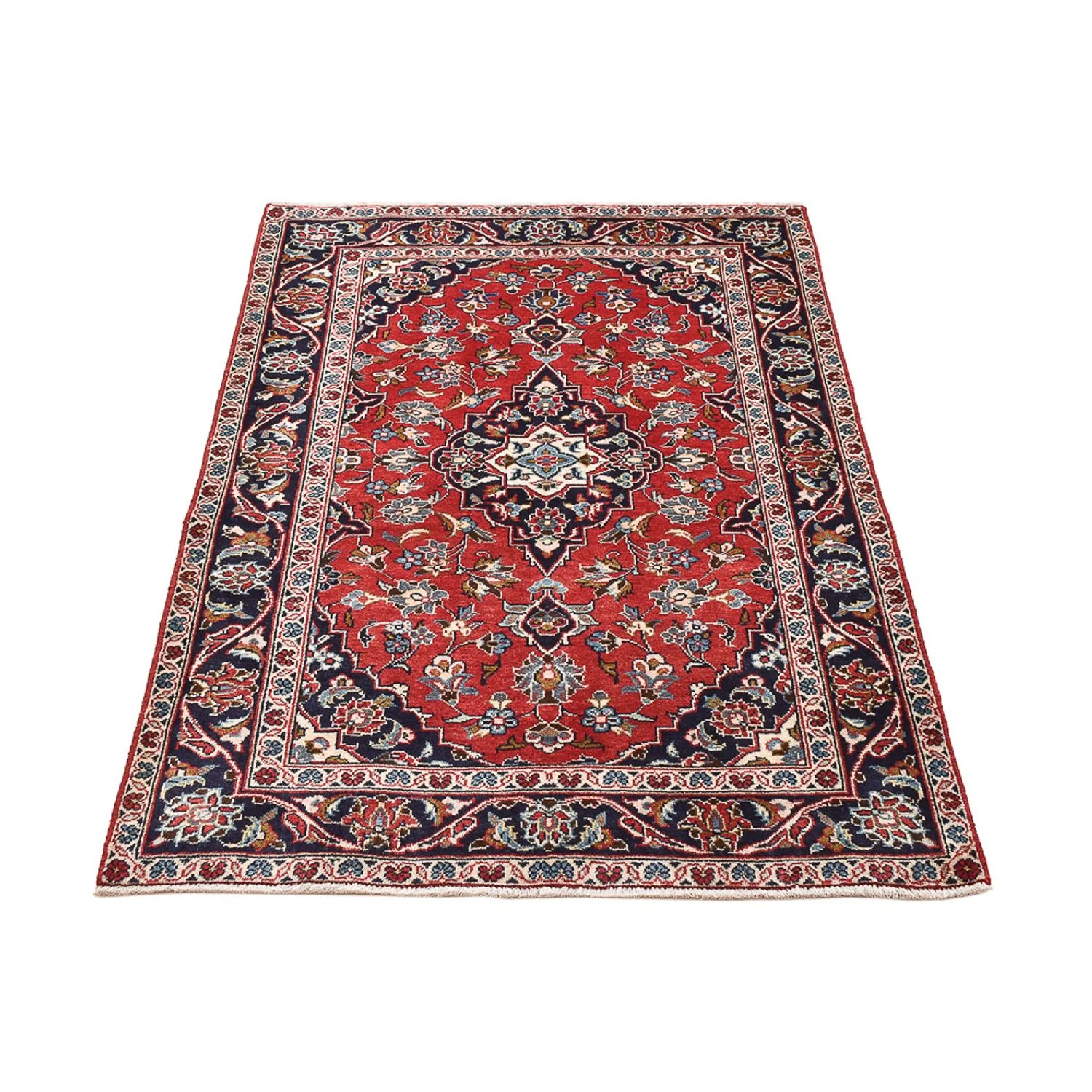 Perserteppich - Keshan - 144 x 96 cm - rot - Image 5