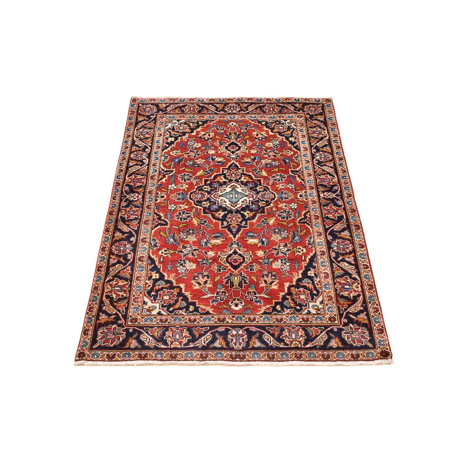 Perserteppich - Keshan - 147 x 97 cm - rot - Image 5