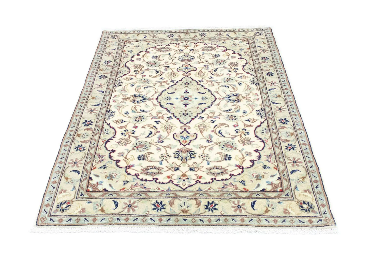 Perserteppich - Keshan 150 x 103 cm - beige - Image 5