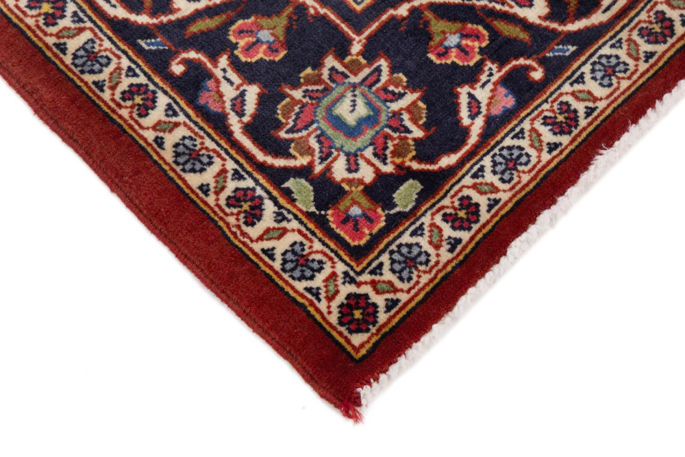 Perserteppich - Keshan - 150 x 105 cm - dunkelrot - Image 6