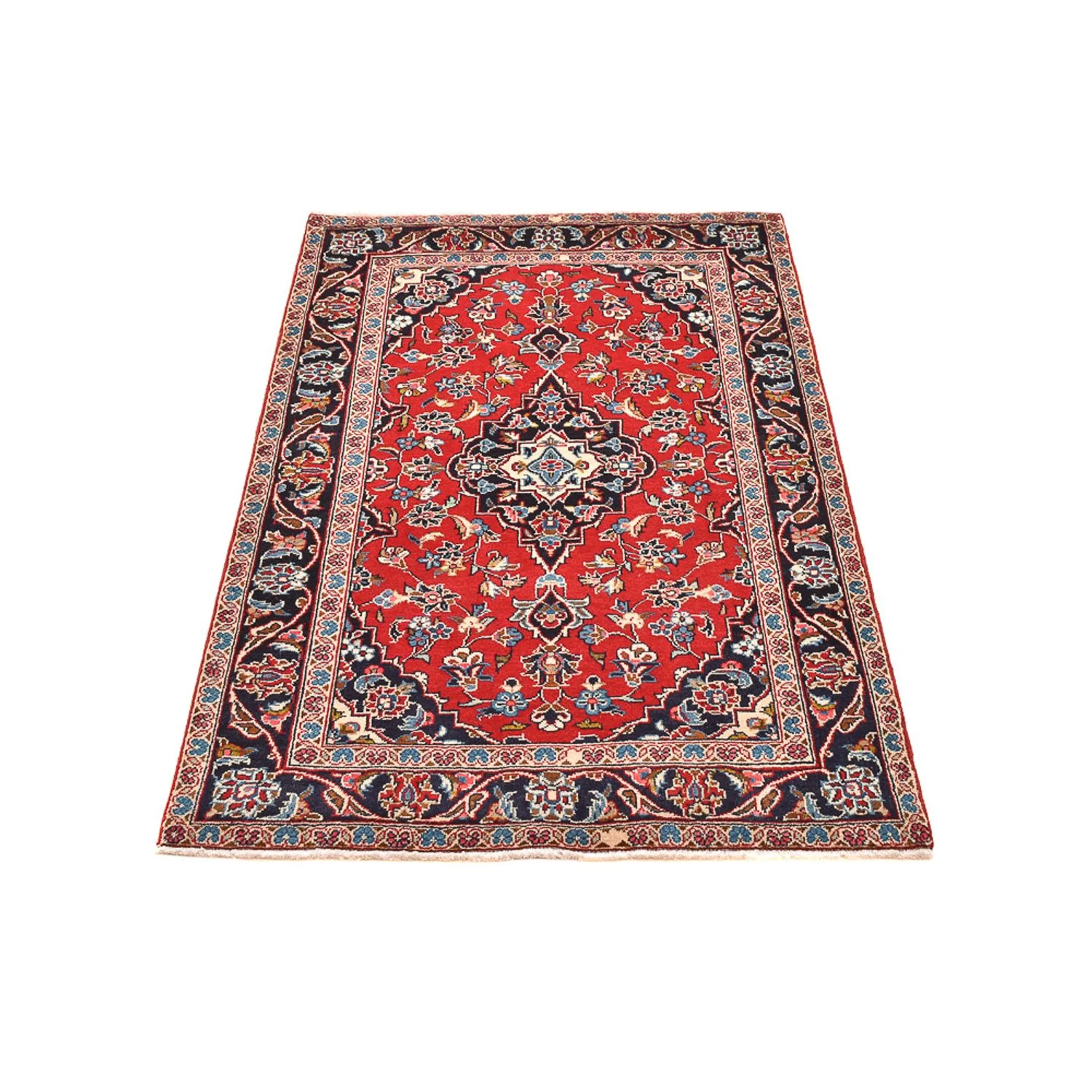 Perserteppich - Keshan - 150 x 93 cm - rot - Image 5