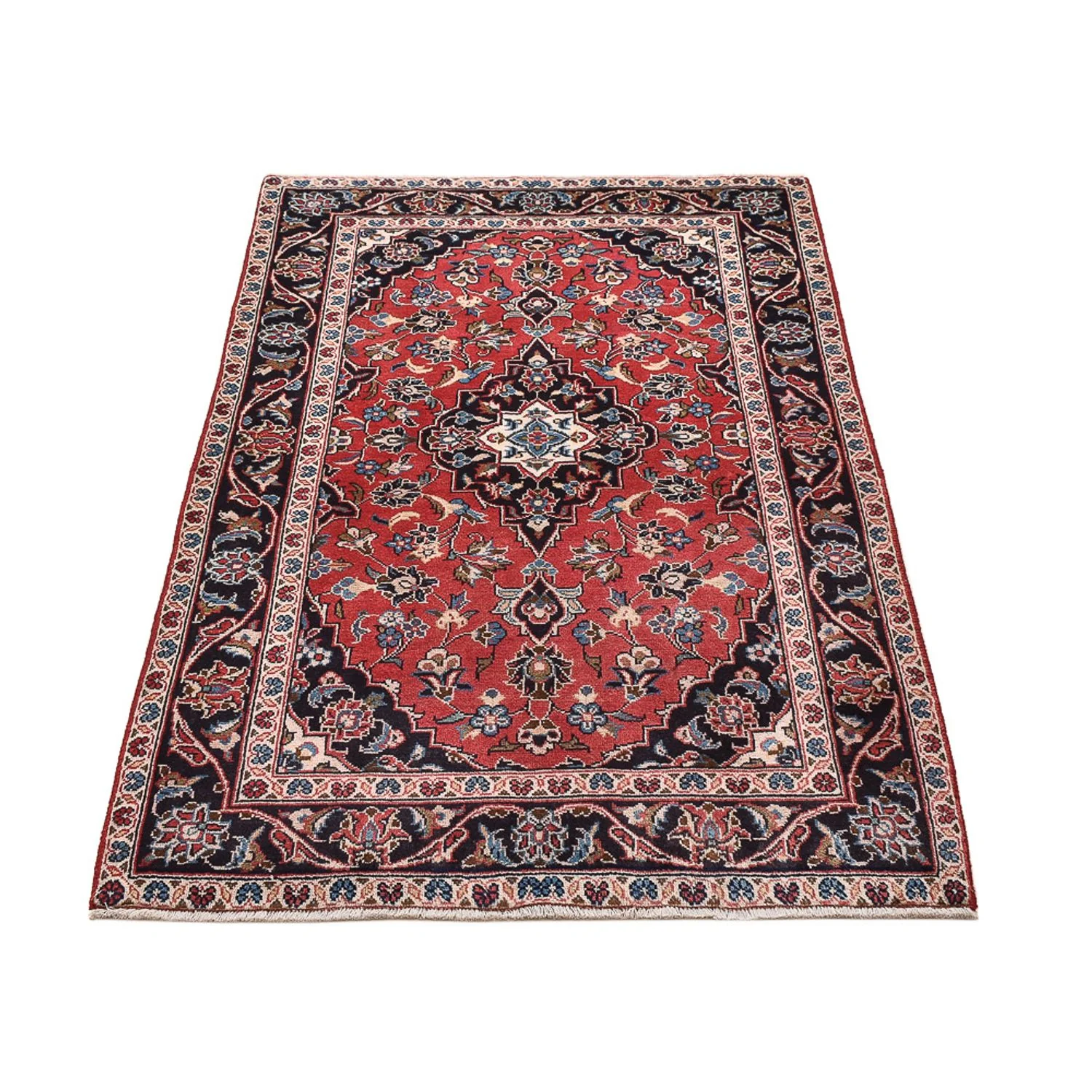 Perserteppich - Keshan - 150 x 95 cm - rot - Image 5