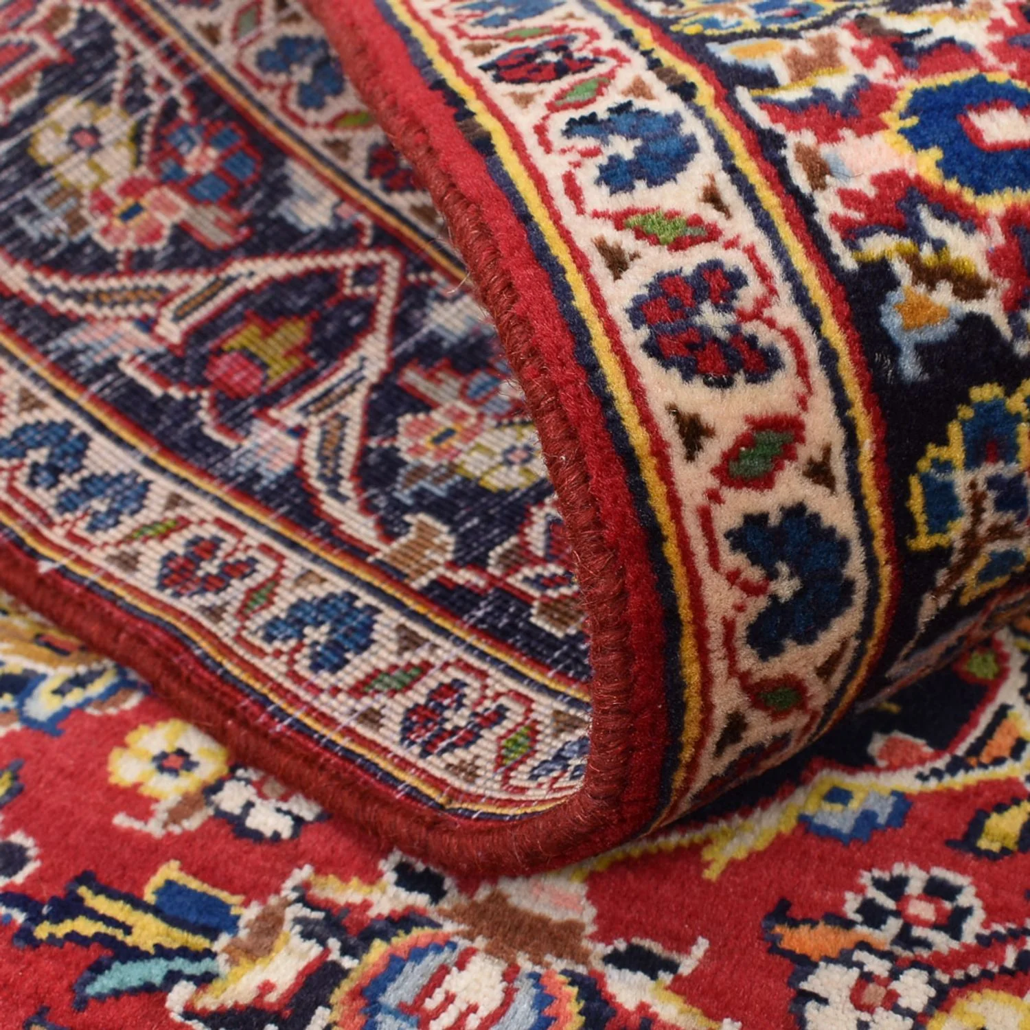 Perserteppich - Keshan - 155 x 105 cm - rot - Image 4