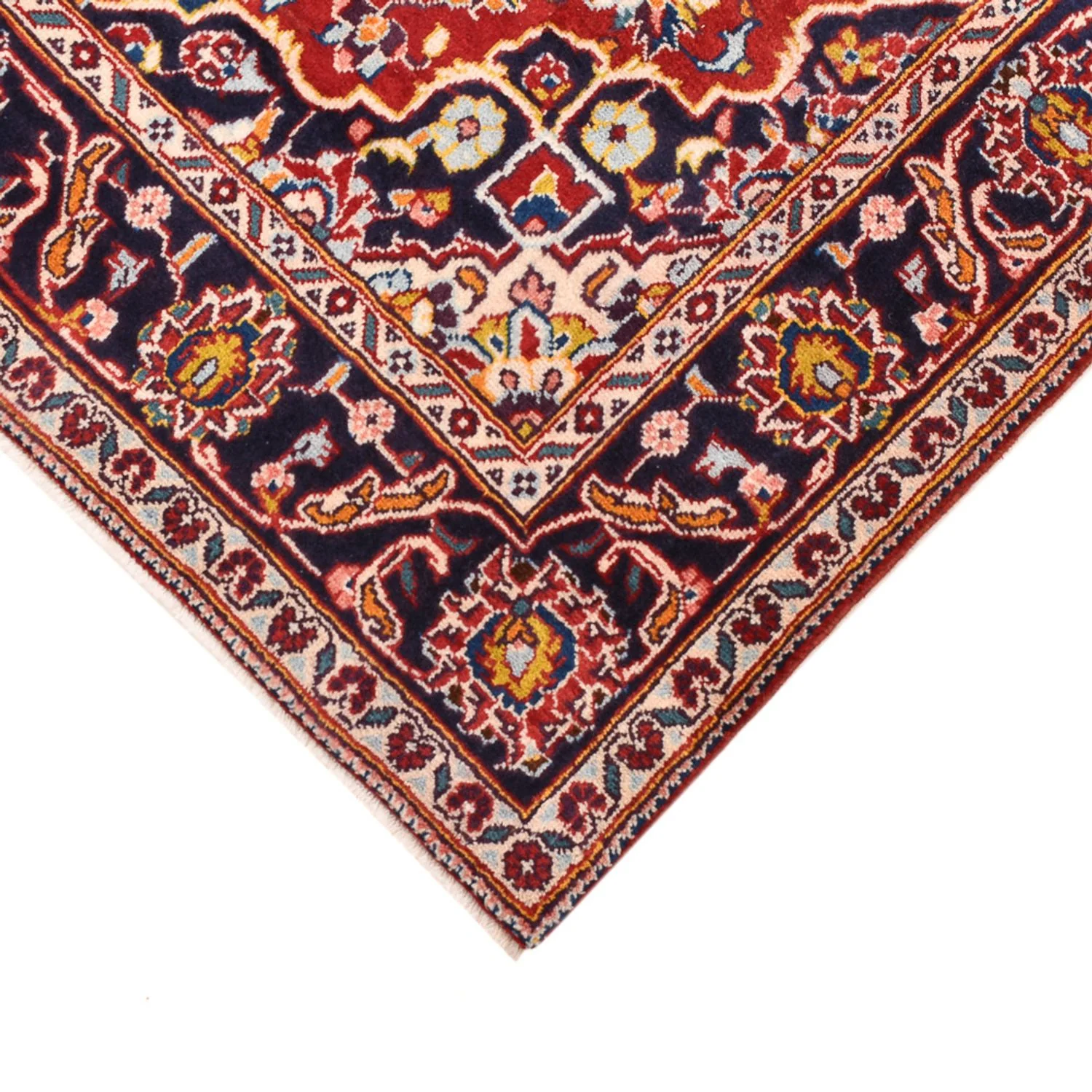 Perserteppich - Keshan - 205 x 124 cm - rot - Image 2