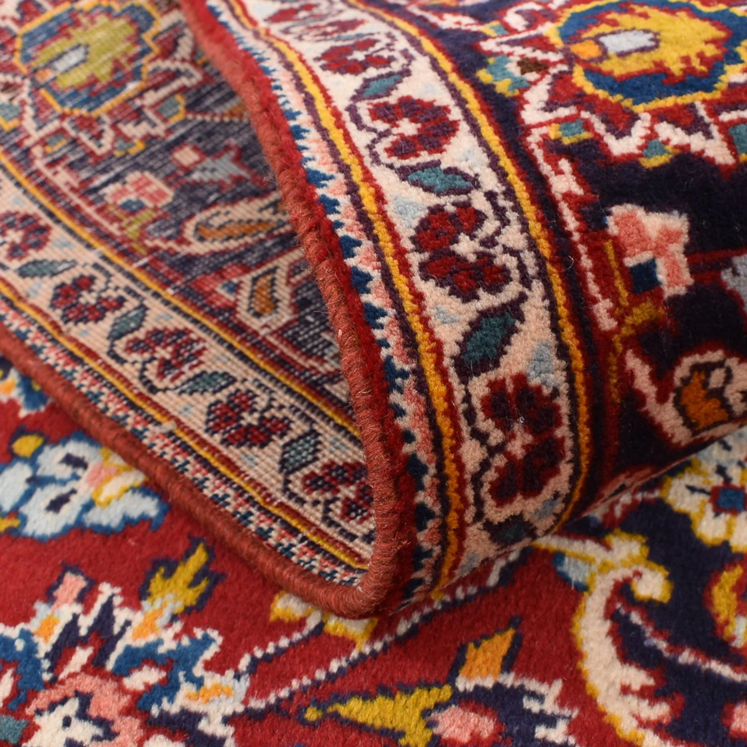 Perserteppich - Keshan - 205 x 124 cm - rot - Image 4