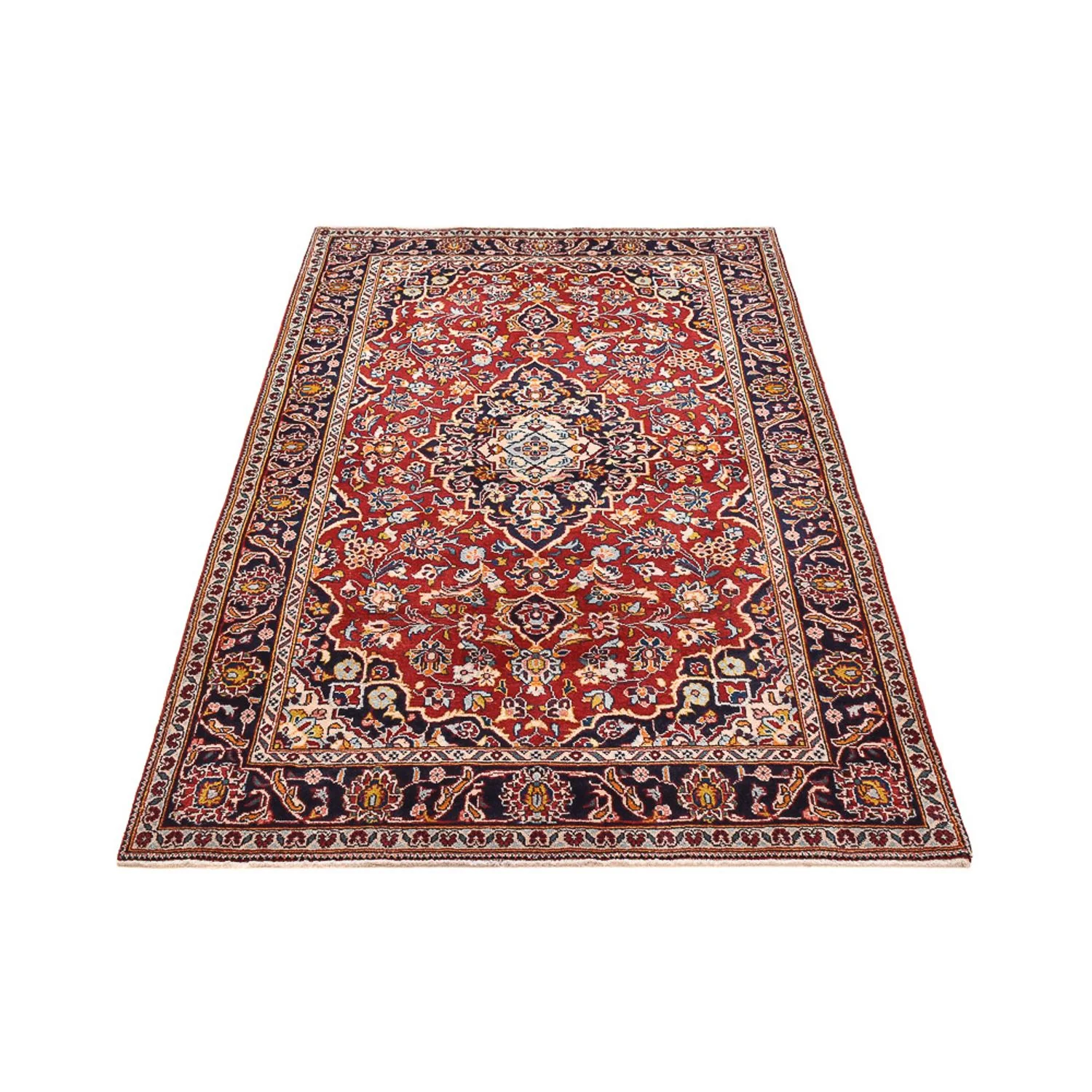Perserteppich - Keshan - 205 x 124 cm - rot - Image 5