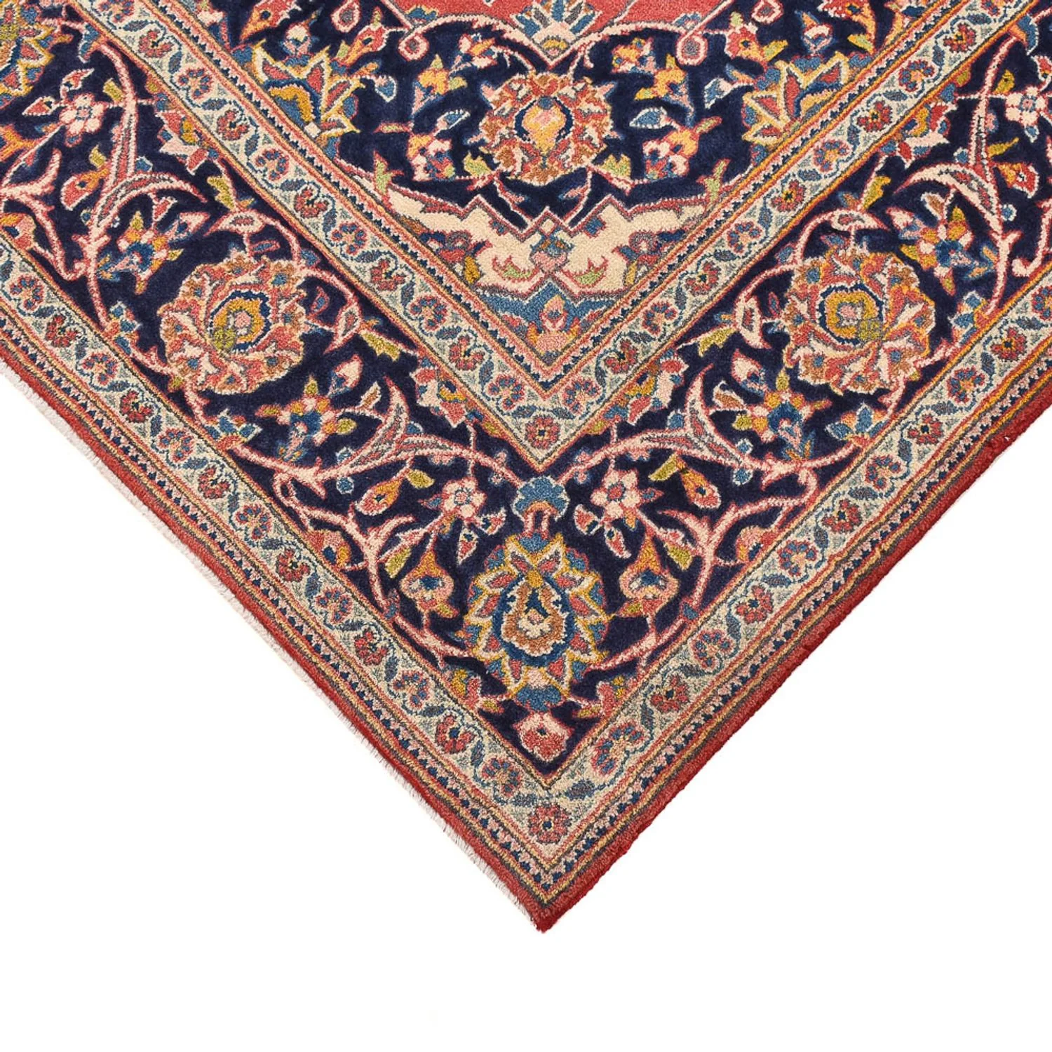 Perserteppich - Keshan - 205 x 141 cm - hellrot - Image 2