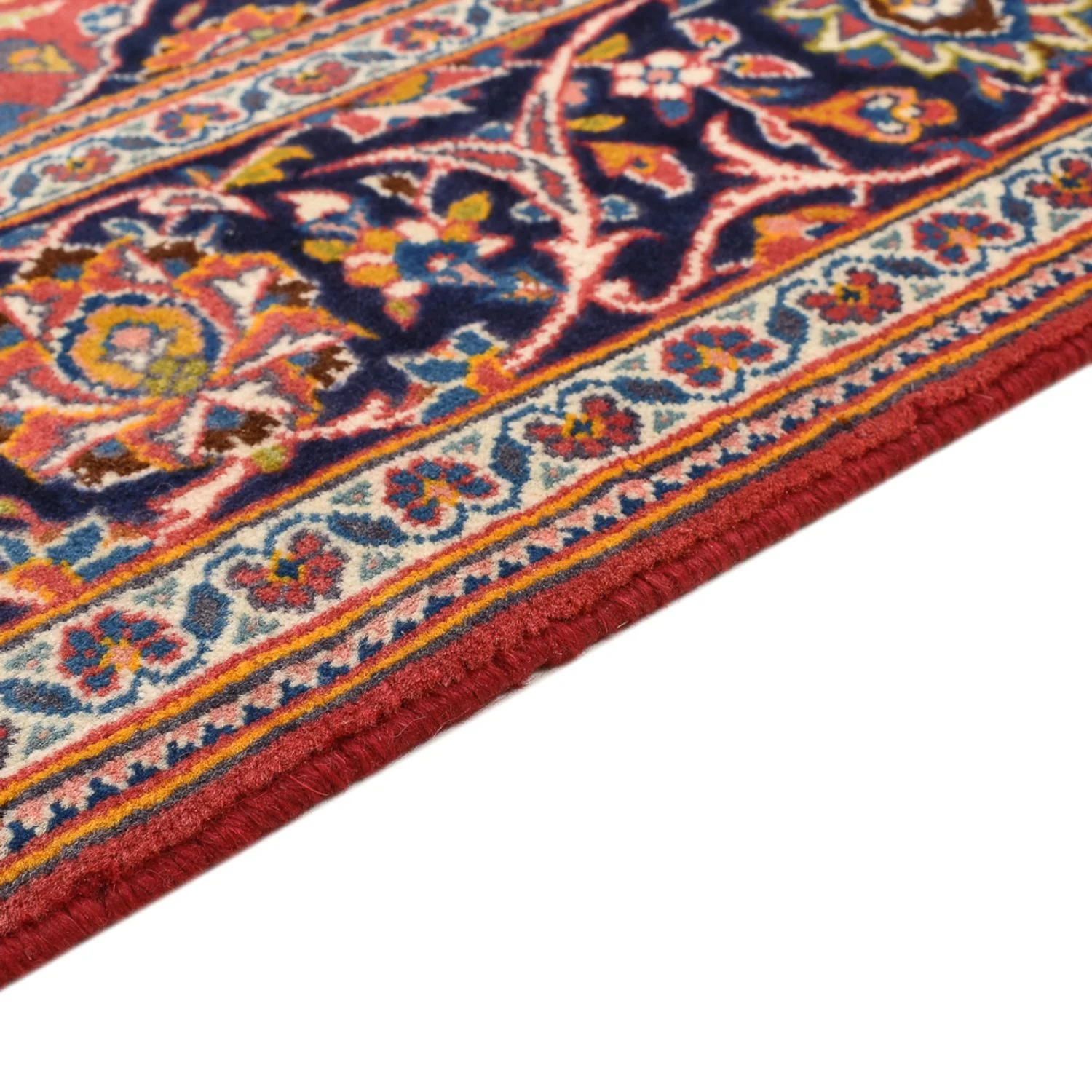 Perserteppich - Keshan - 205 x 141 cm - hellrot - Image 3