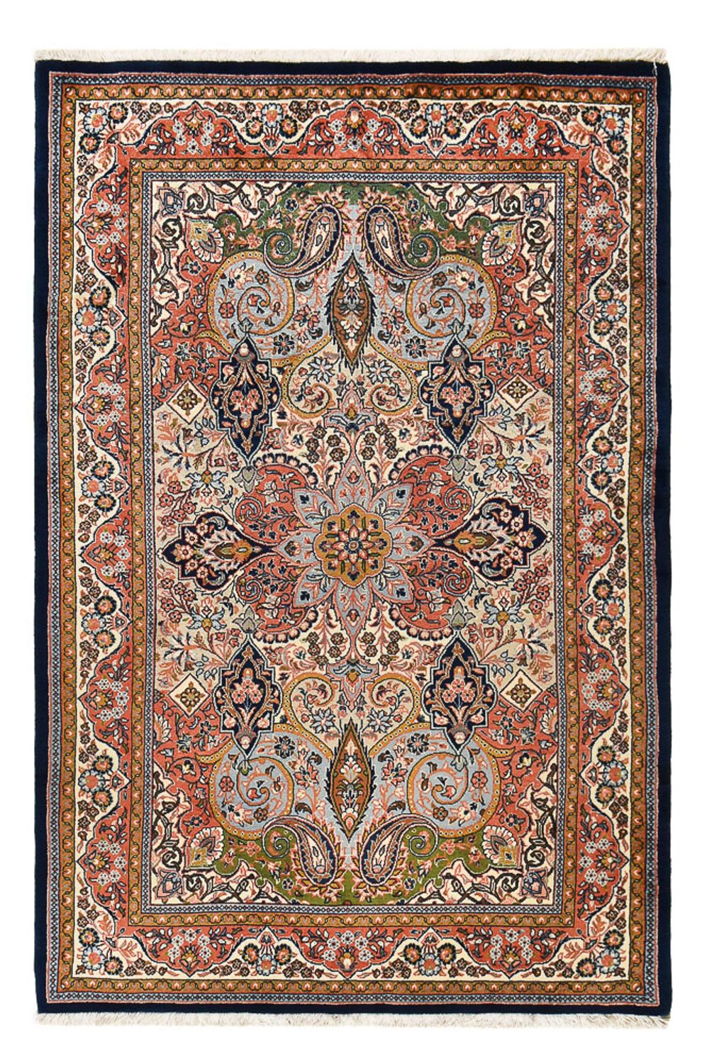 Keshan Teppich 206x140cm - Perserteppich