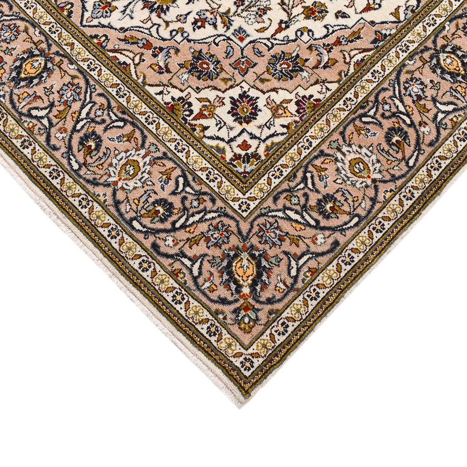 Perserteppich - Keshan - 212 x 135 cm - sand - Image 2