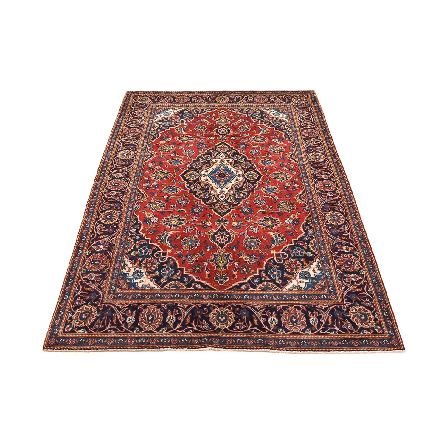 Perserteppich - Keshan - 227 x 140 cm - rot - Image 5