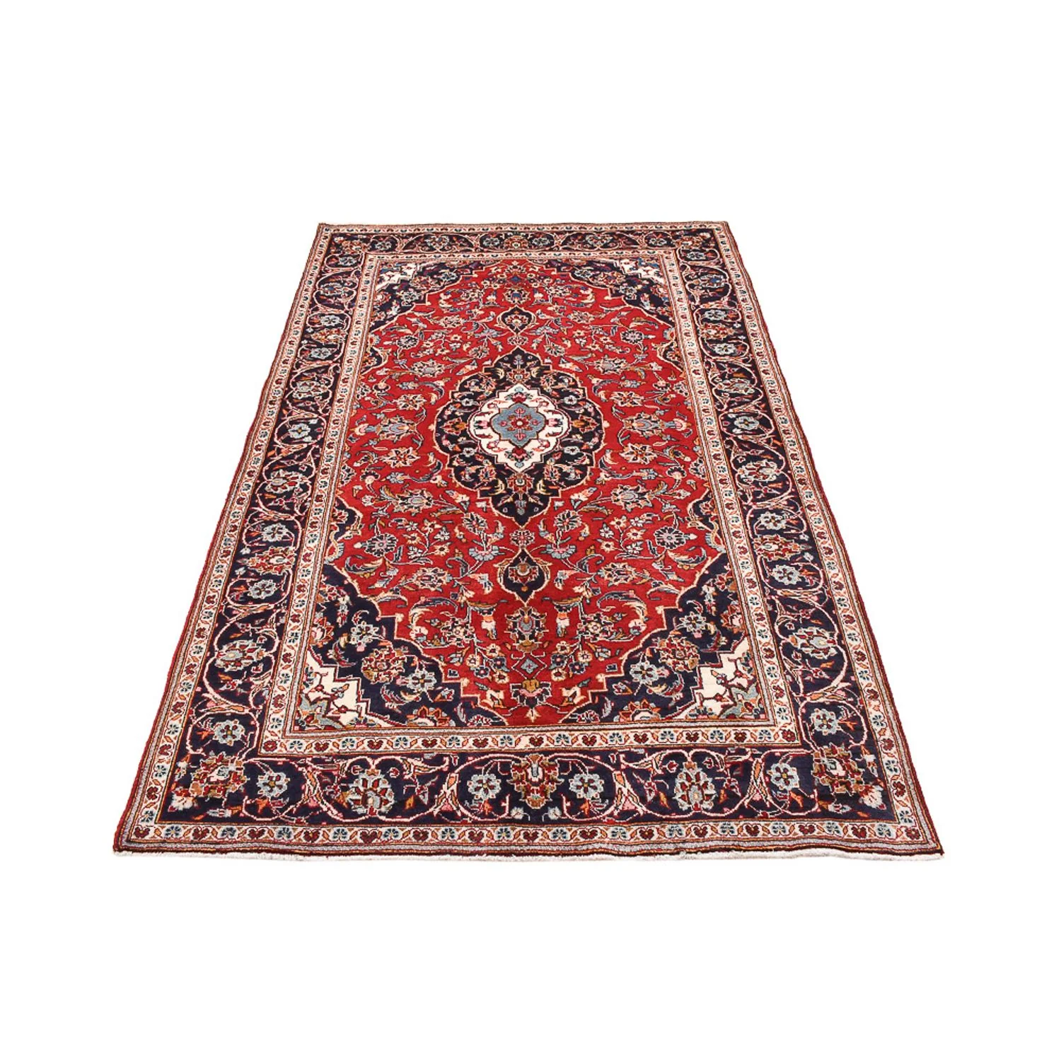 Perserteppich - Keshan - 235 x 148 cm - rot - Image 5