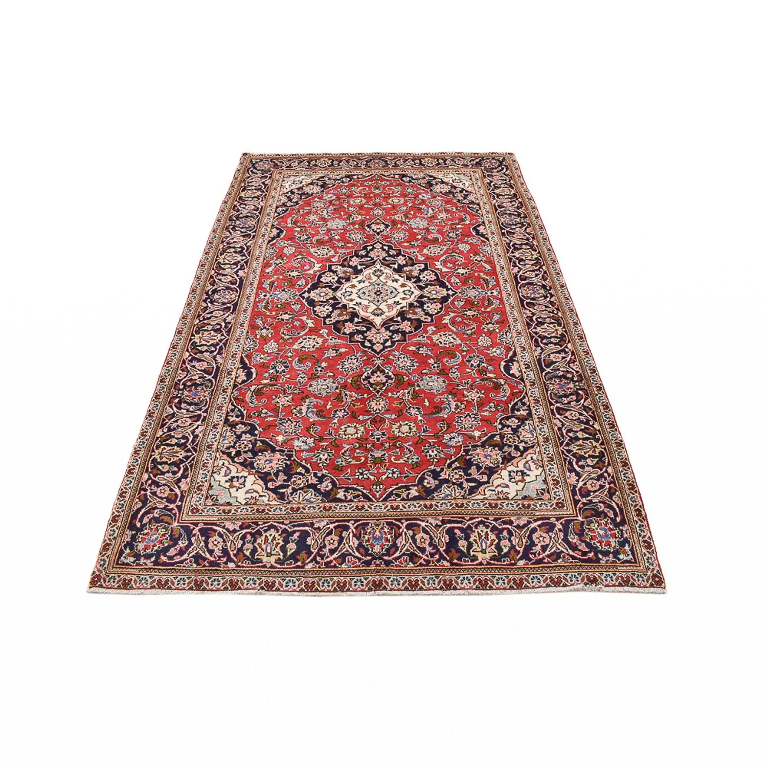 Perserteppich - Keshan - 248 x 150 cm - rot - Image 5