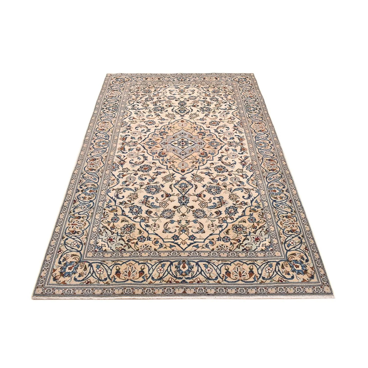 Perserteppich - Keshan - 249 x 145 cm - sand - Image 5
