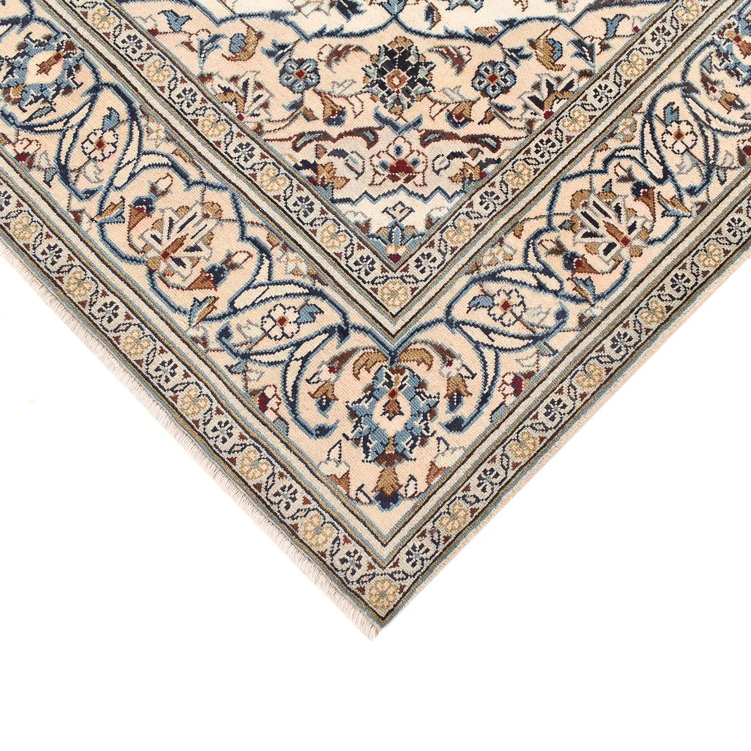 Perserteppich - Keshan - 251 x 143 cm - sand - Image 2