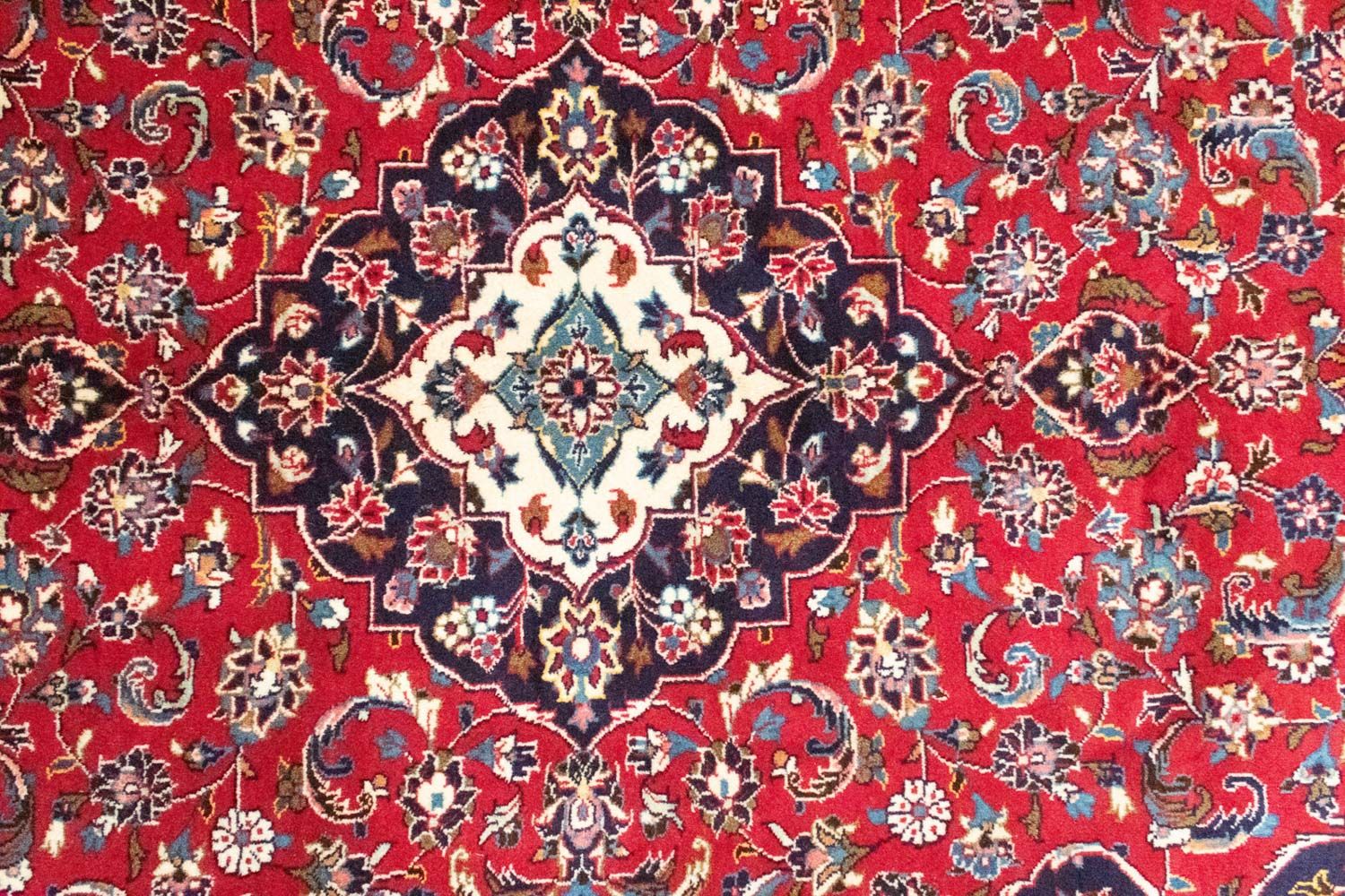 Perserteppich - Keshan 251 x 146 cm - rot - Image 2