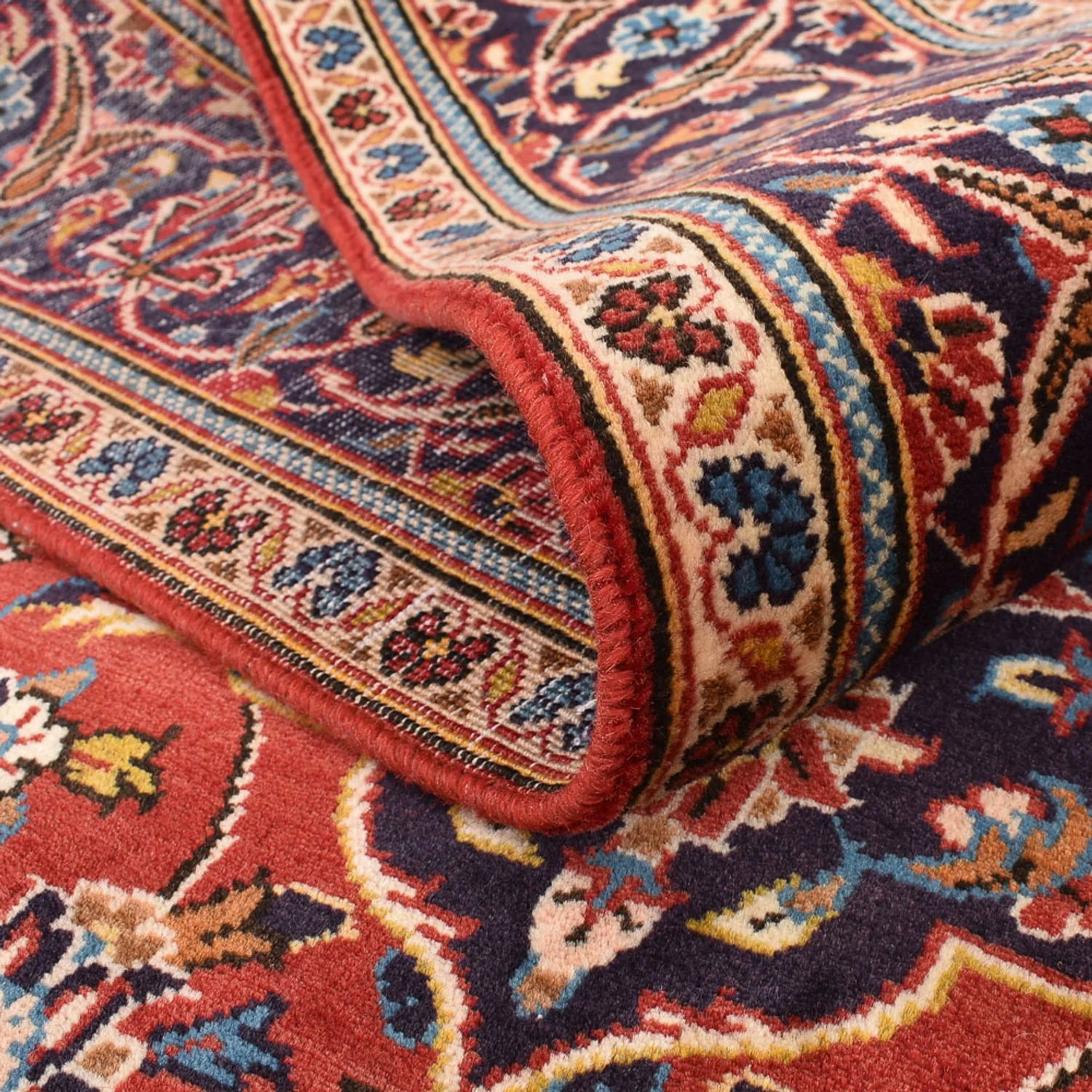 Perserteppich - Keshan - 253 x 150 cm - rot - Image 4