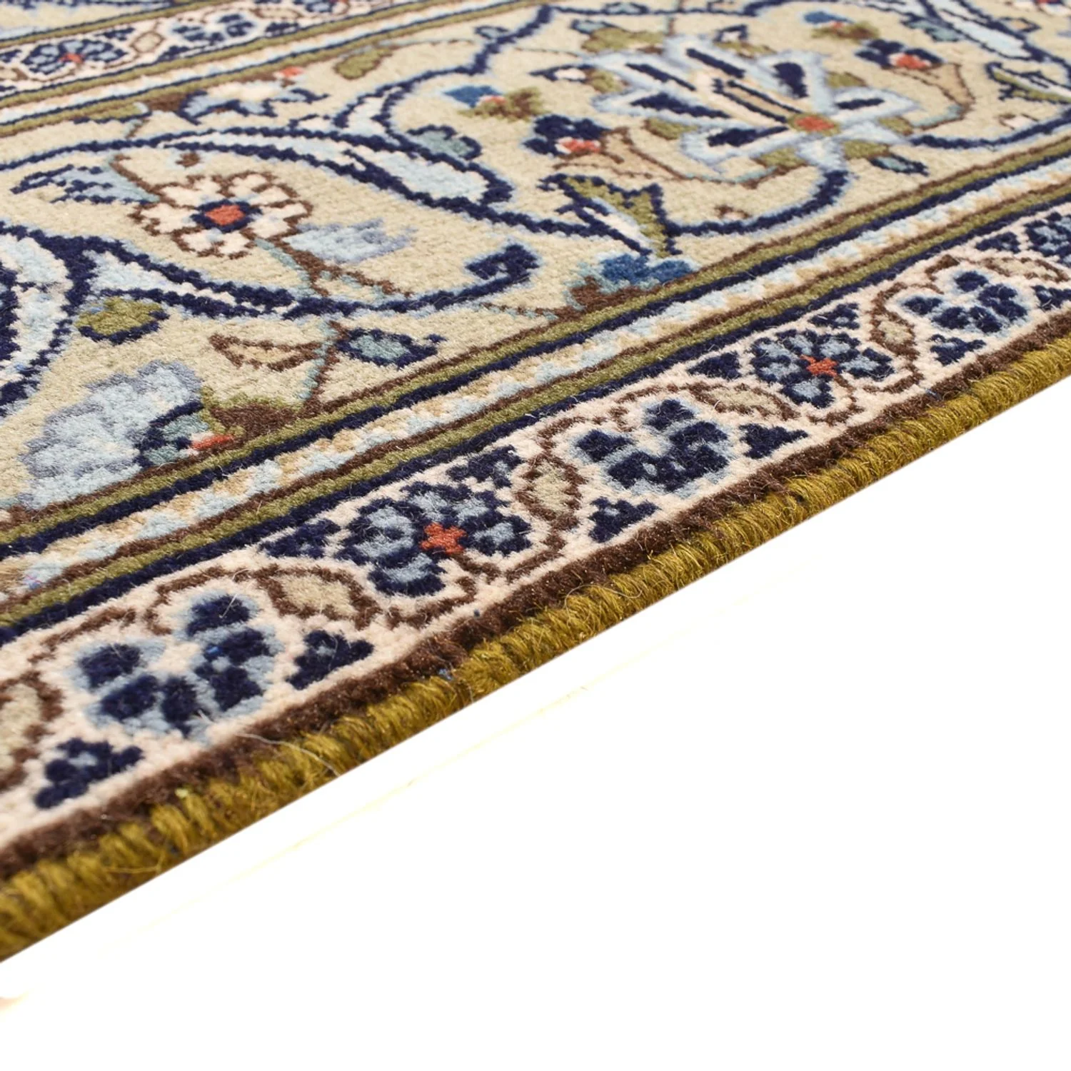Perserteppich - Keshan - 254 x 145 cm - sand - Image 3
