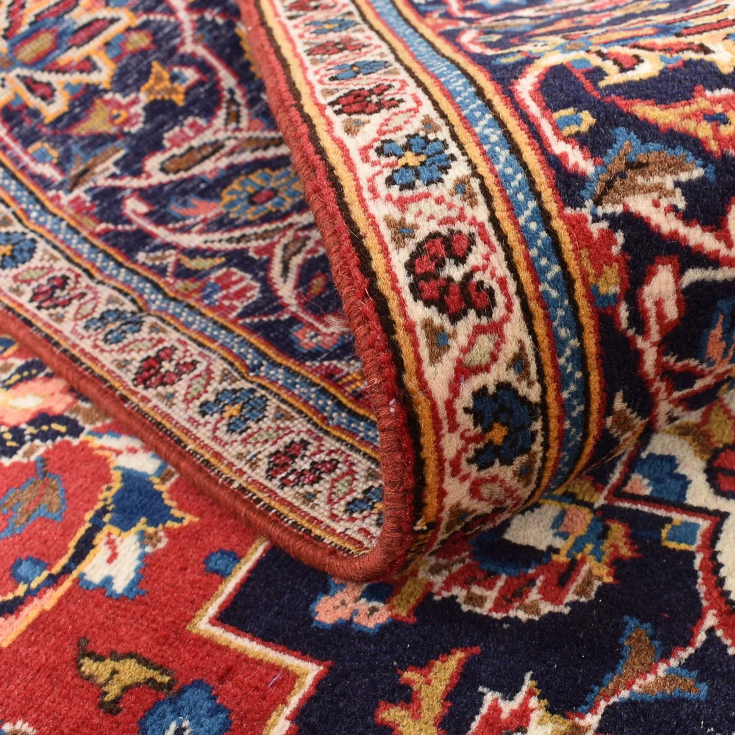 Perserteppich - Keshan - 260 x 146 cm - rot - Image 4