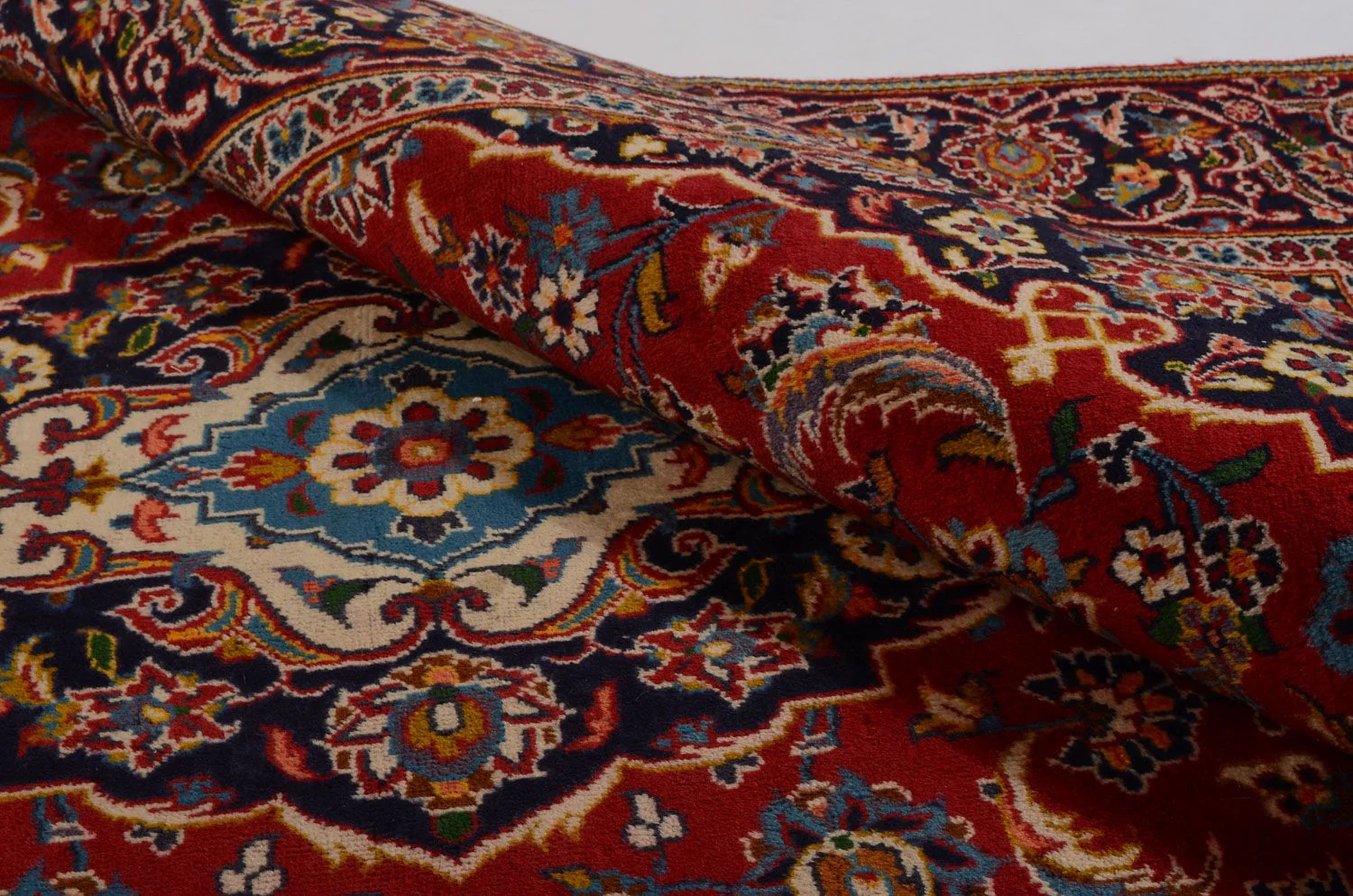 Perserteppich - Keshan 261 x 180 cm - rot - Image 4