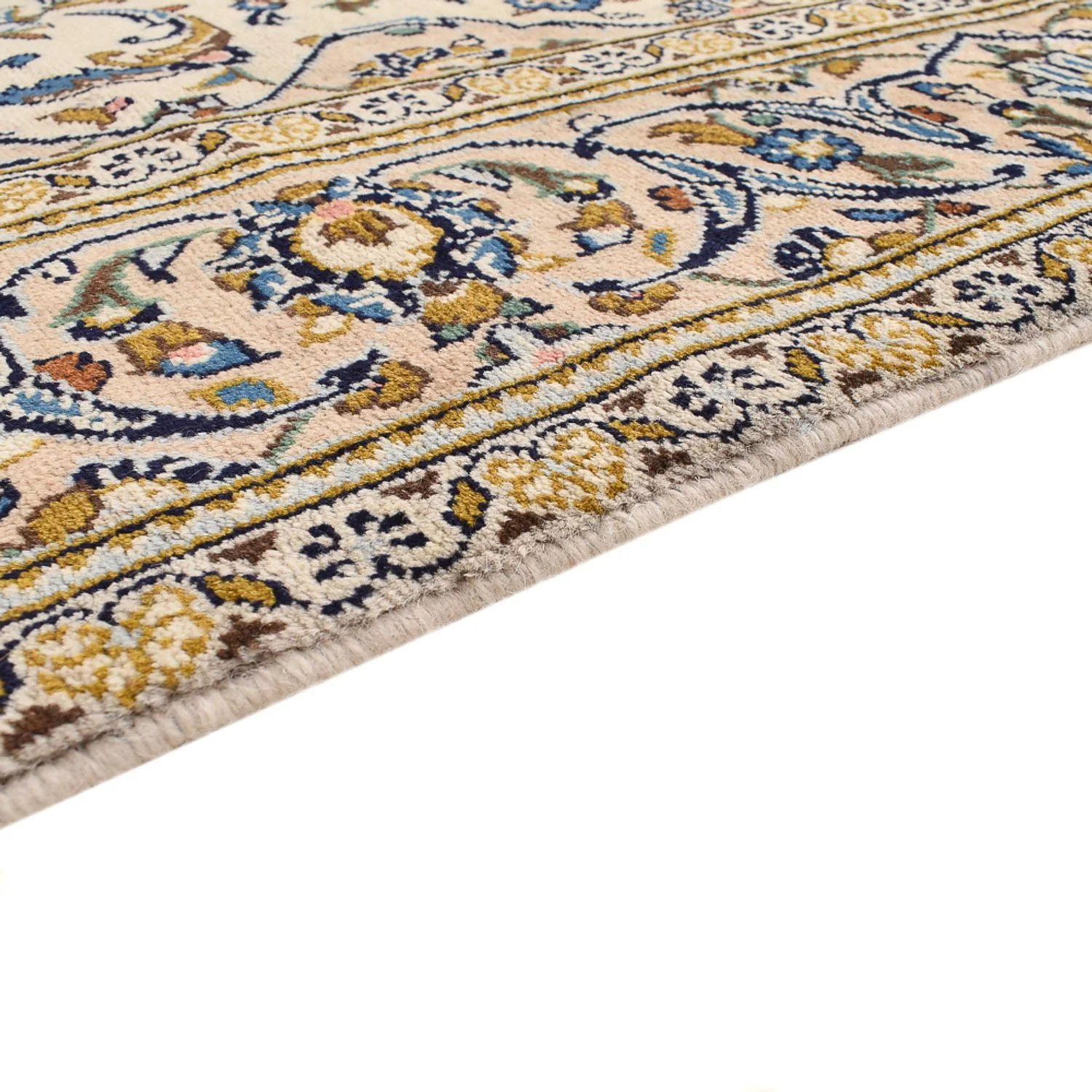 Perserteppich - Keshan - 264 x 145 cm - sand - Image 3