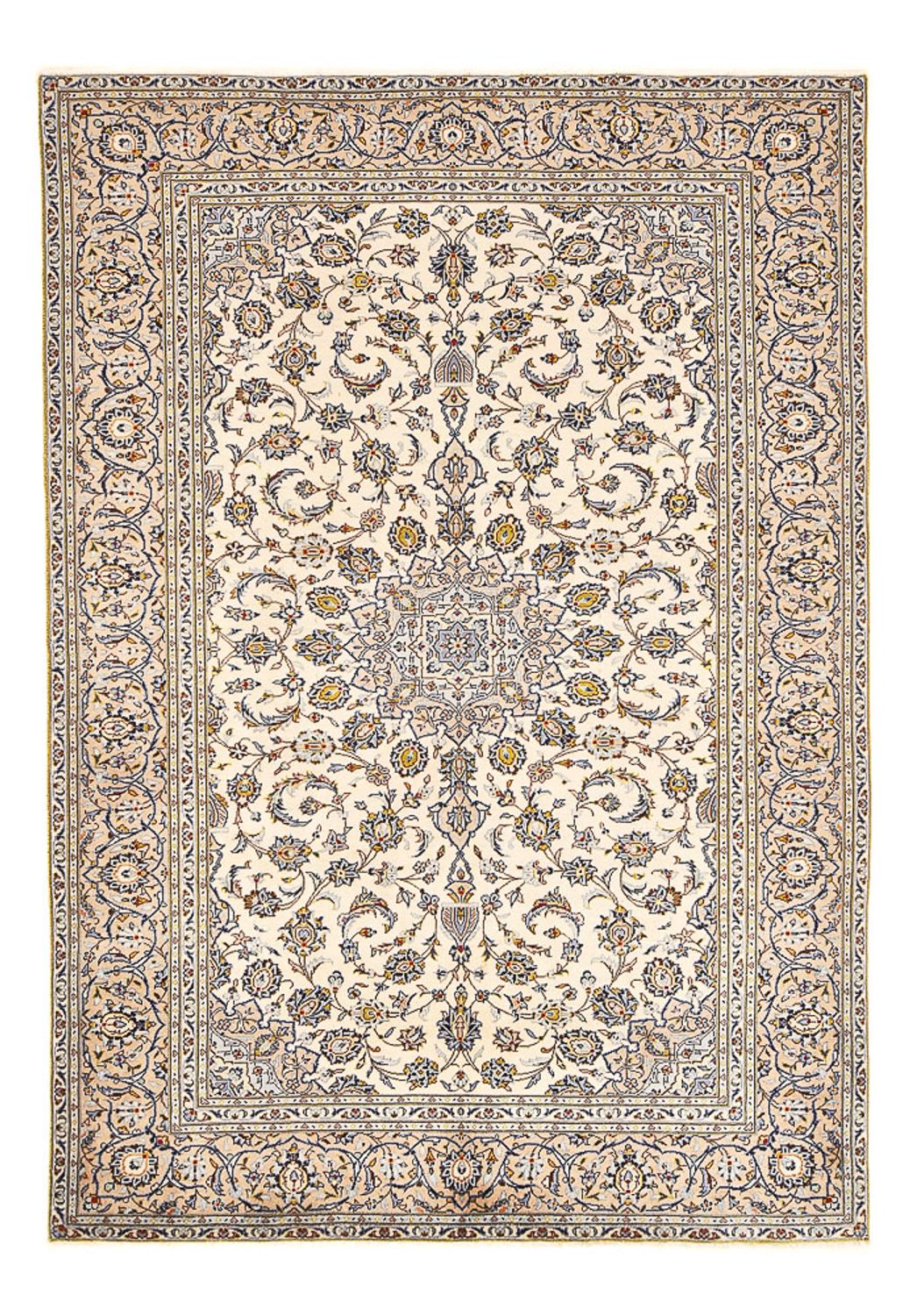 Perserteppich - Keshan - 290 x 190 cm - hellbeige