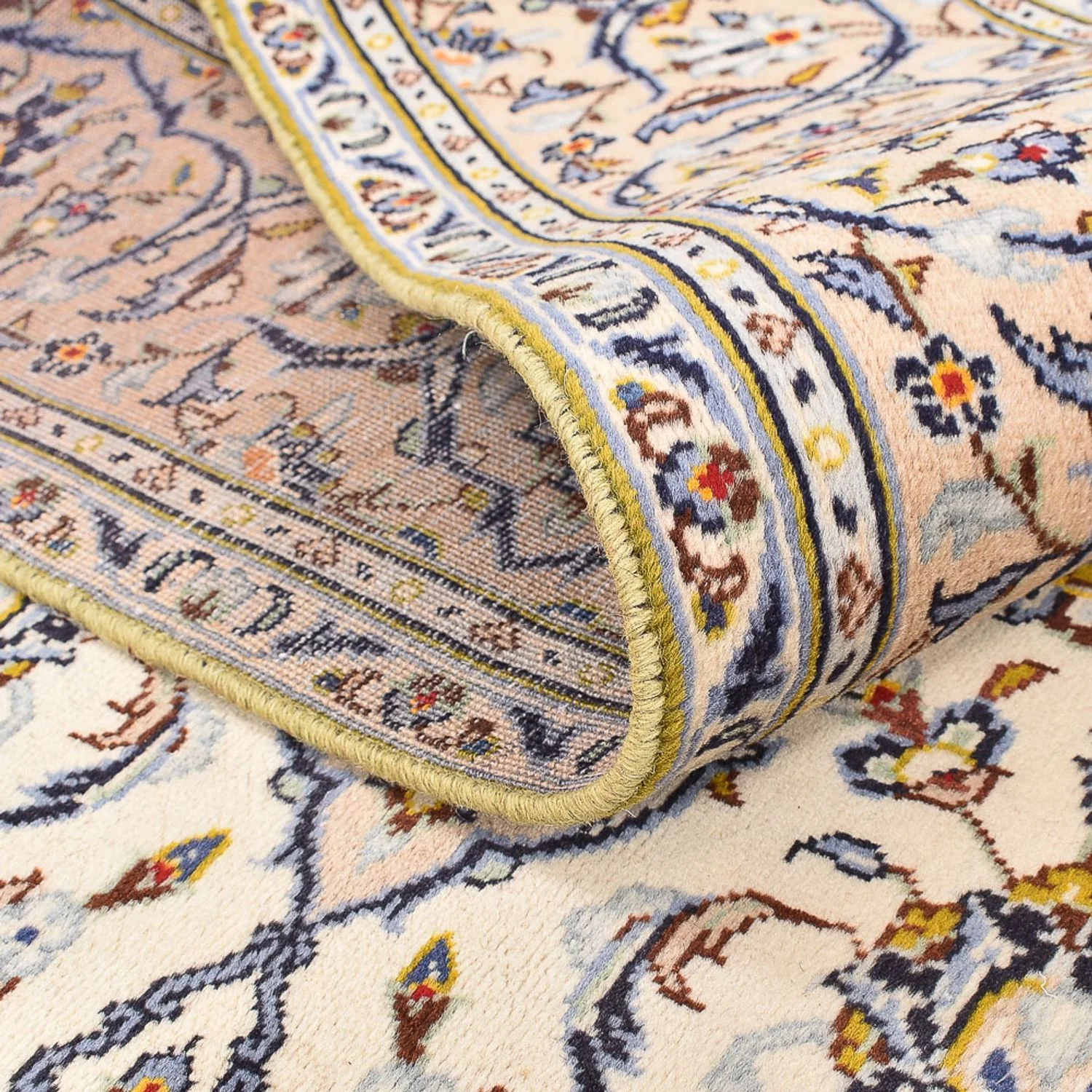 Perserteppich - Keshan - 290 x 190 cm - hellbeige - Image 4