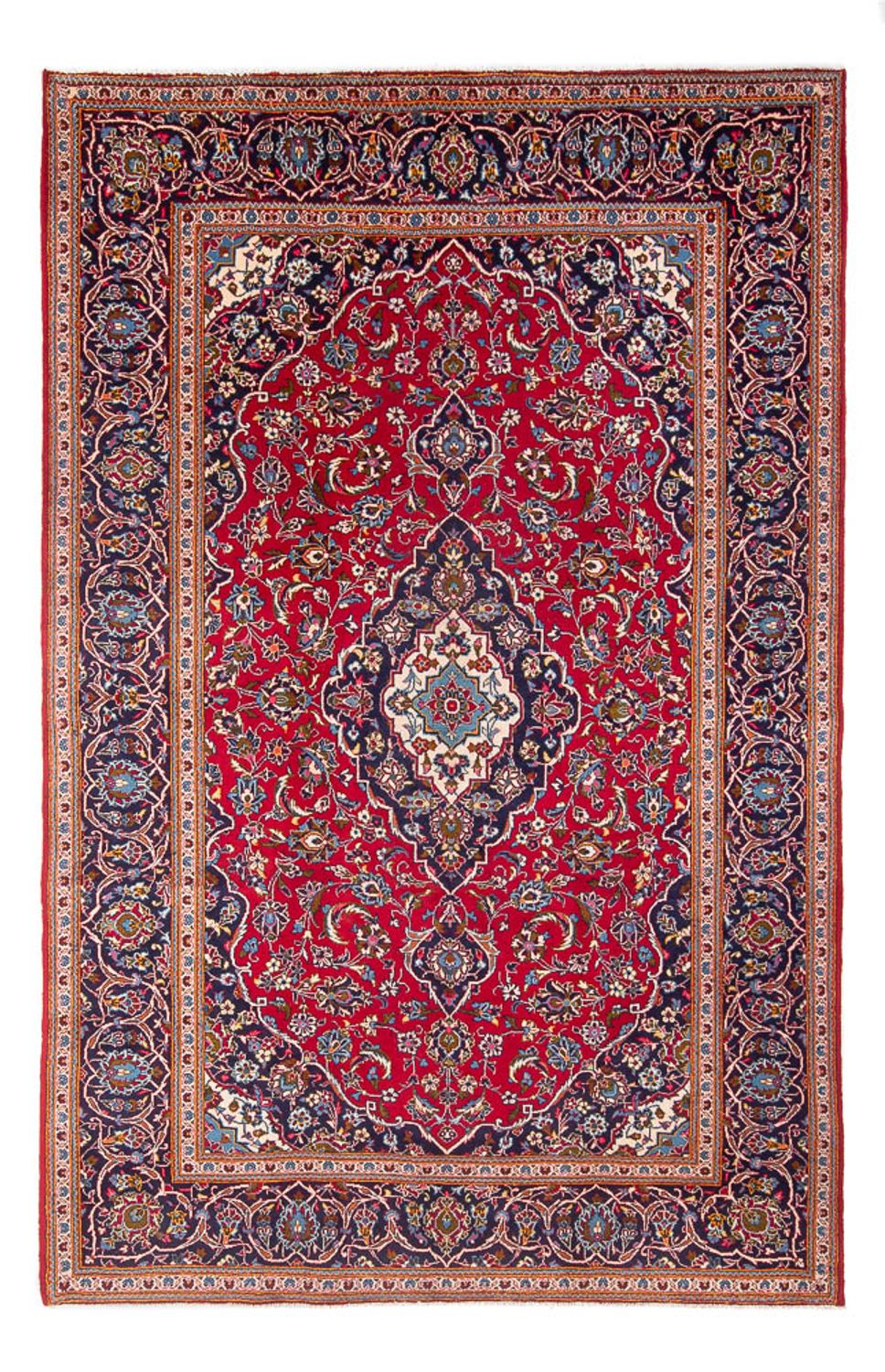 Perserteppich - Keshan - 295 x 195 cm - rot