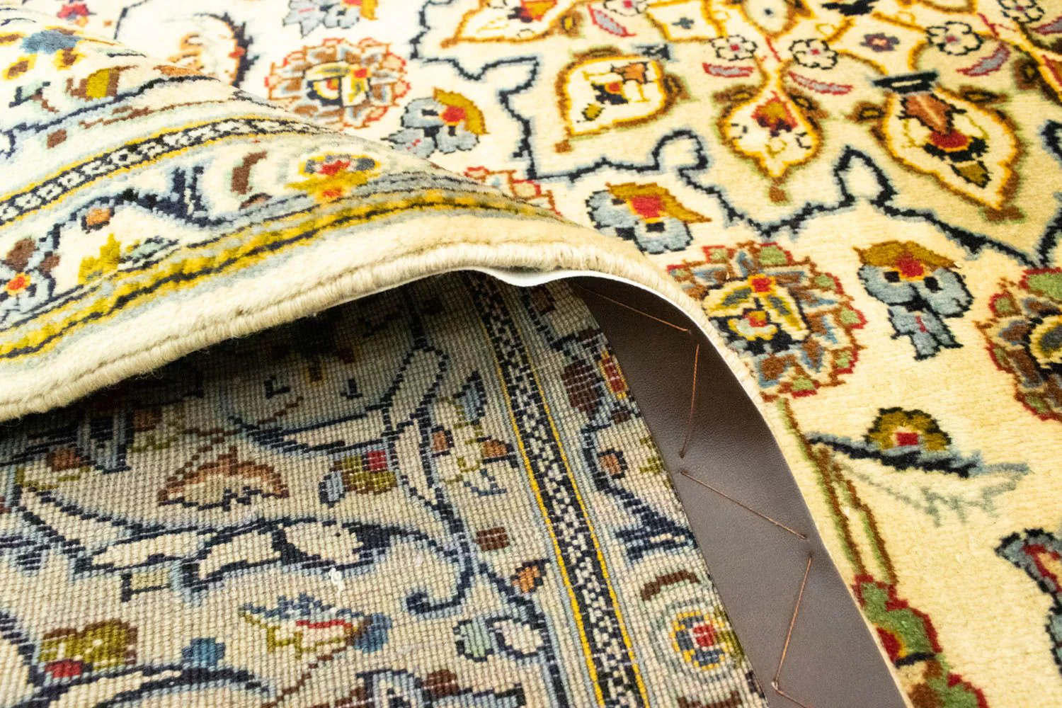 Perserteppich - Keshan 295 x 195 cm - beige - Image 4