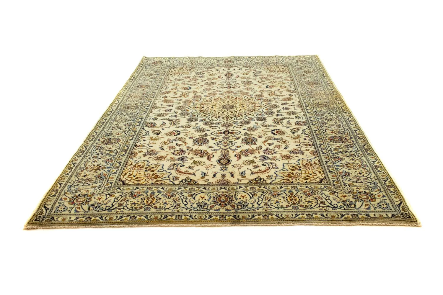 Perserteppich - Keshan 295 x 195 cm - beige - Image 5