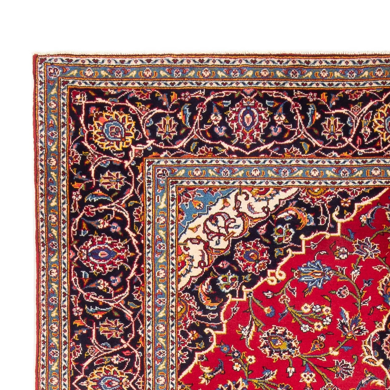 Perserteppich - Keshan - 296 x 203 cm - rot - Image 3