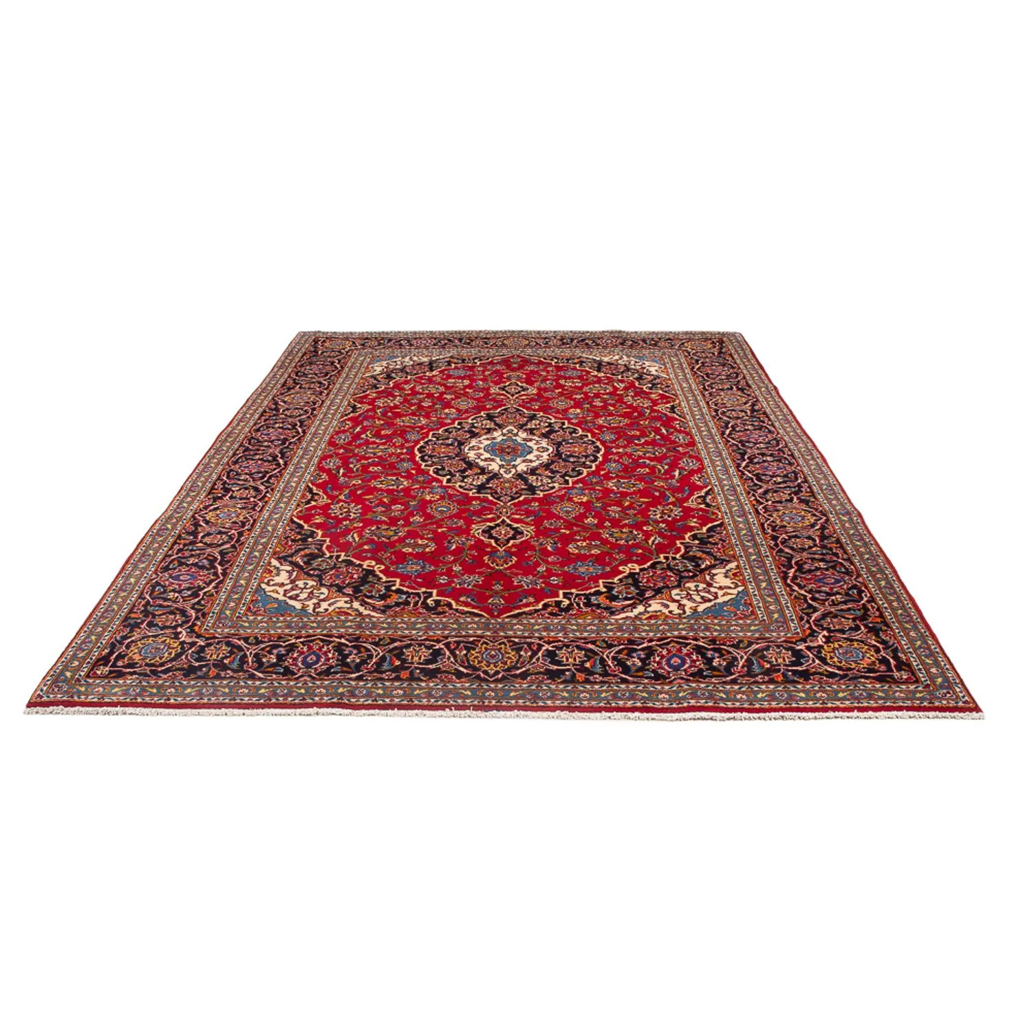 Perserteppich - Keshan - 296 x 203 cm - rot - Image 5