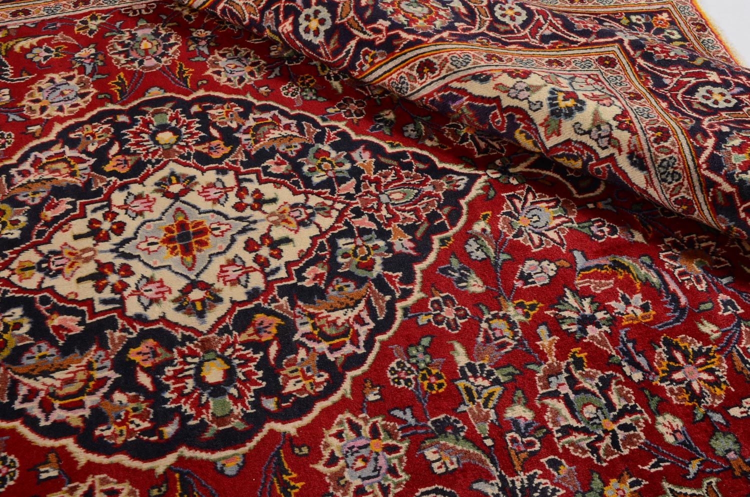 Perserteppich - Keshan 299 x 194 cm - rot - Image 4