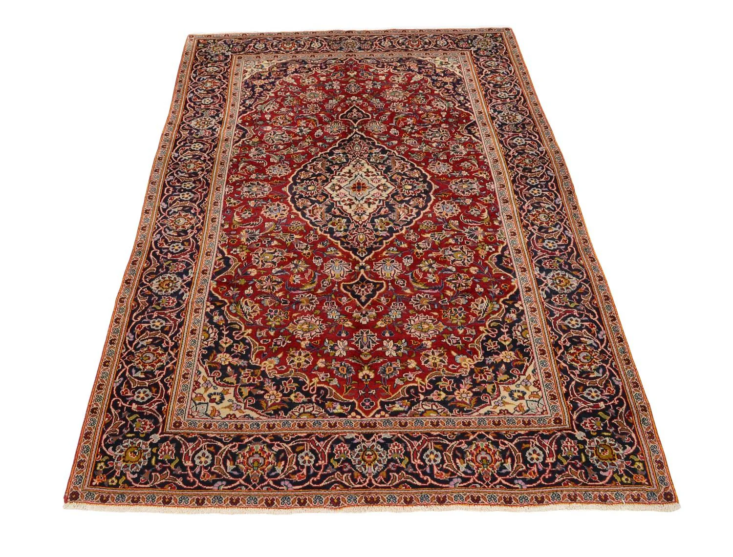 Perserteppich - Keshan 299 x 194 cm - rot - Image 5