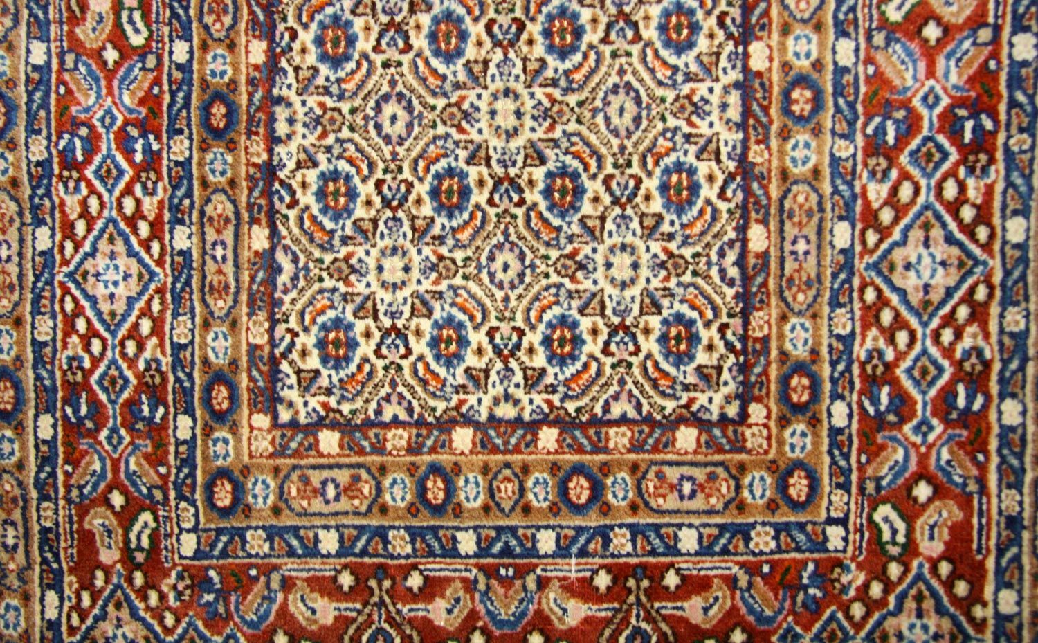 Perserteppich - Keshan 299 x 78 cm - blau - Image 2