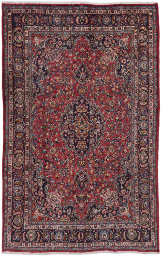 Perserteppich - Keshan - 300 x 195 cm - dunkelrot