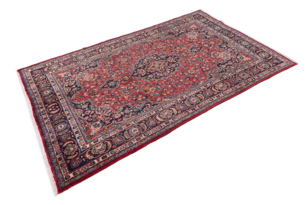 Perserteppich - Keshan - 300 x 195 cm - dunkelrot - Image 2