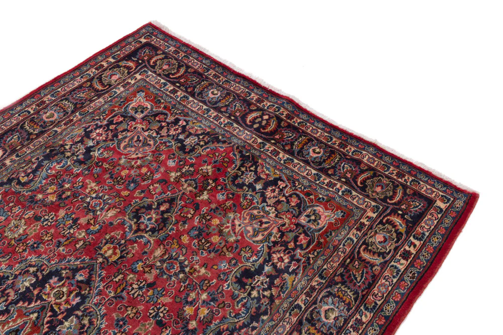 Perserteppich - Keshan - 300 x 195 cm - dunkelrot - Image 4