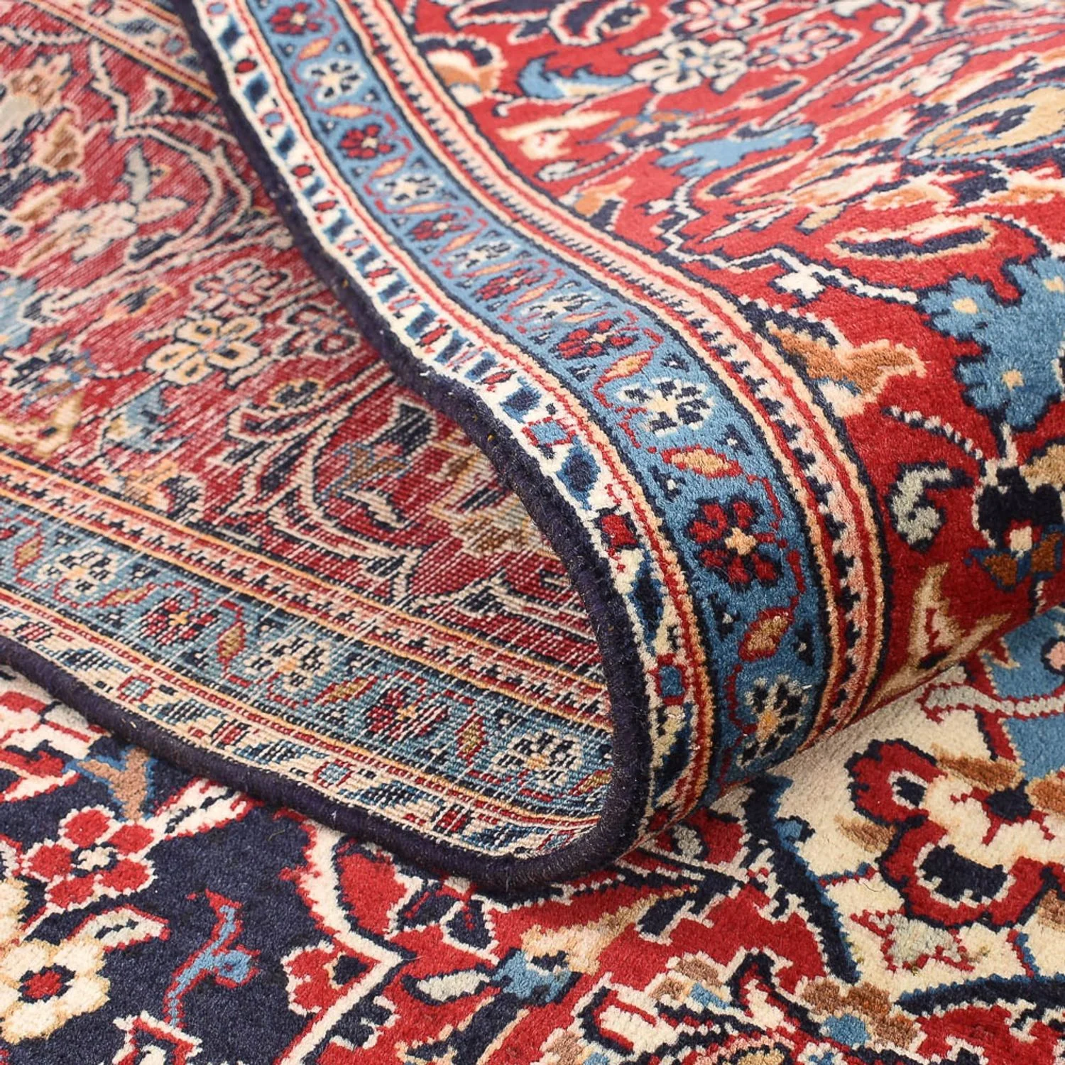 Perserteppich - Keshan - 300 x 195 cm - hellrot - Image 4
