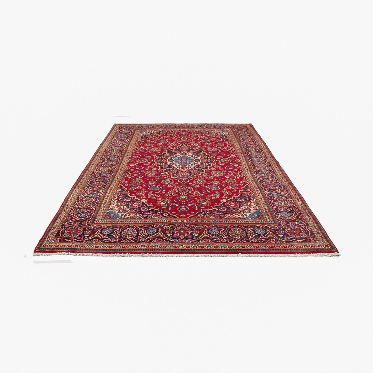 Perserteppich - Keshan - 300 x 197 cm - rot - Image 5