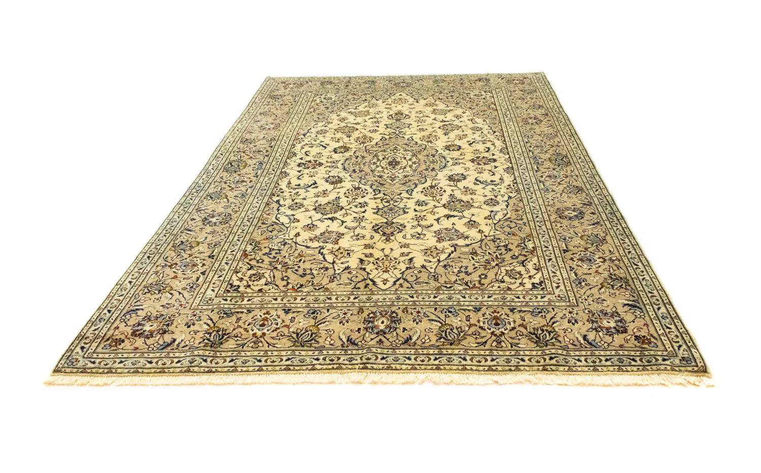 Perserteppich - Keshan 300 x 198 cm - beige - Image 5