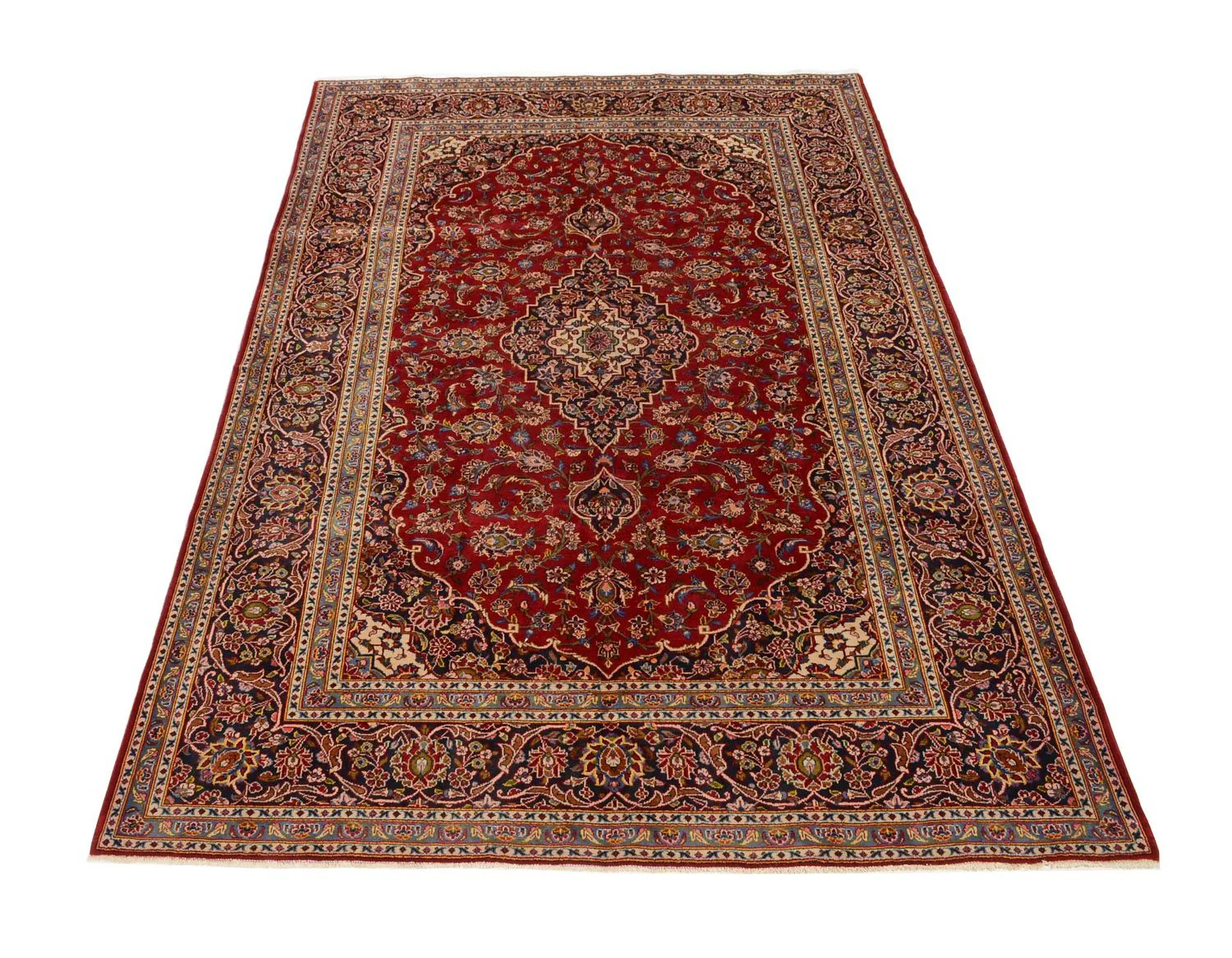 Perserteppich - Keshan 300 x 199 cm - rot