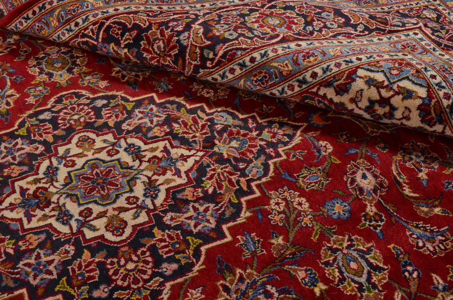 Perserteppich - Keshan 300 x 199 cm - rot - Image 4
