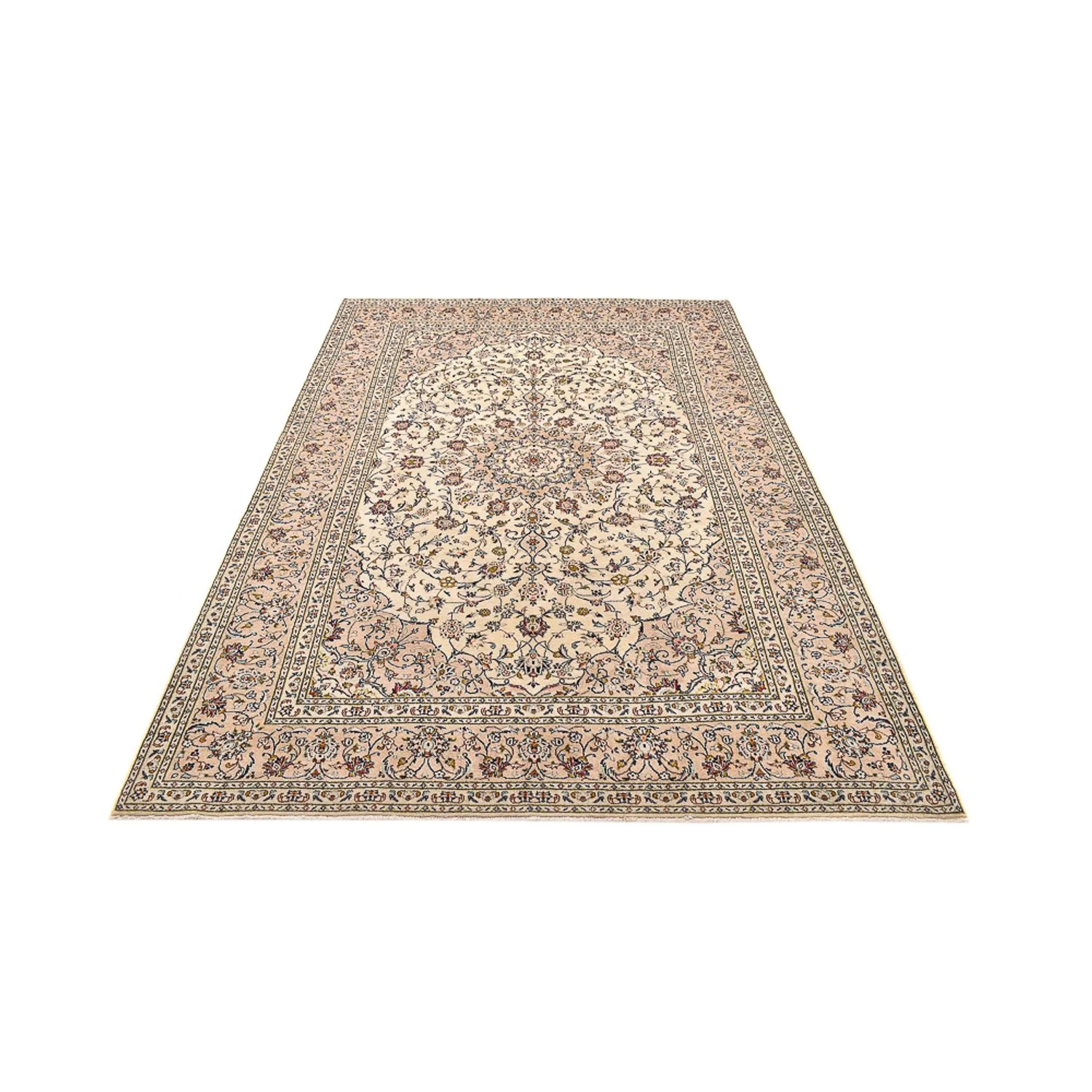 Perserteppich - Keshan - 300 x 200 cm - hellbeige - Image 5