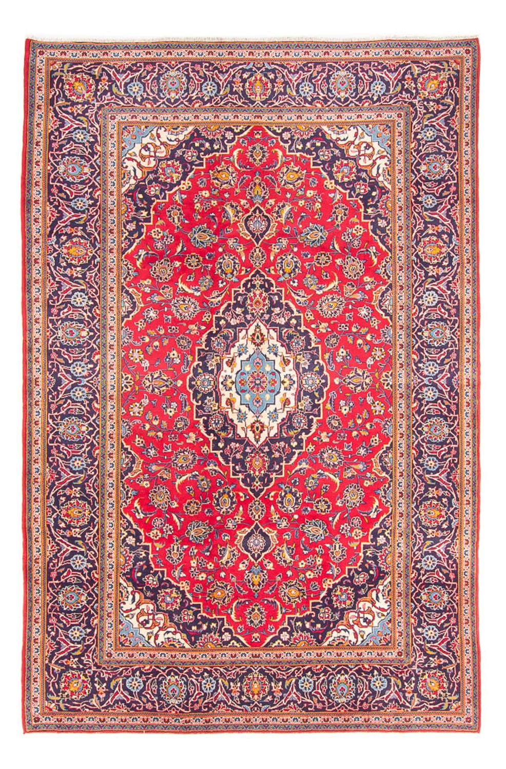 Perserteppich - Keshan - 300 x 200 cm - rot - Image 6