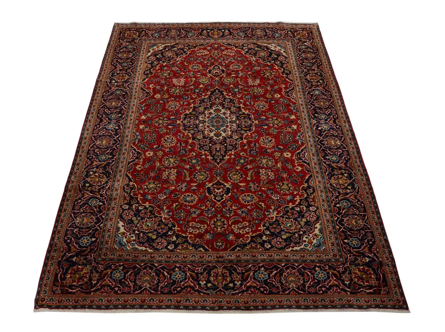 Perserteppich - Keshan 300 x 200 cm - rot - Image 5